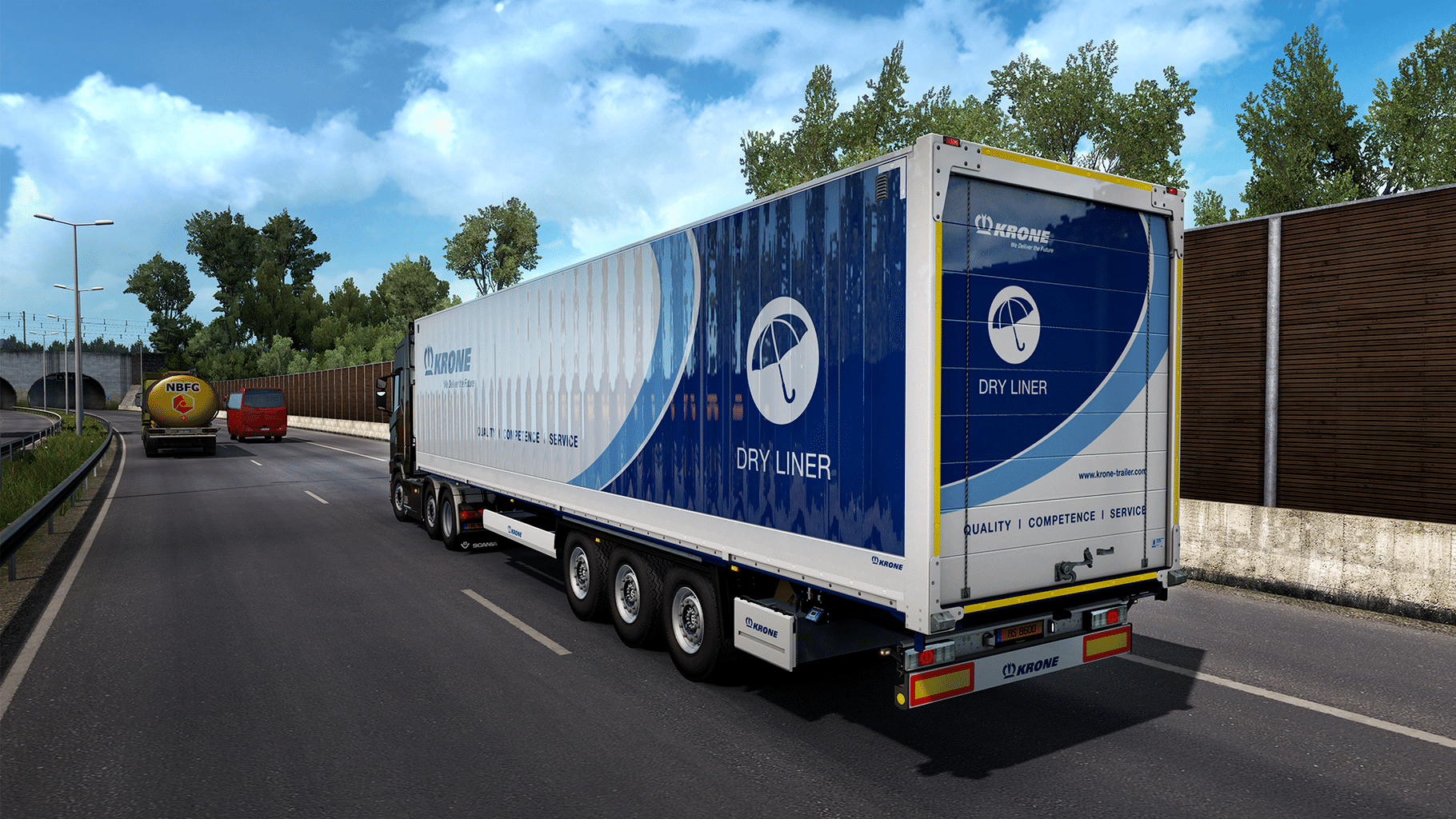 Euro Truck Simulator 2: Krone Trailer Pack screenshot