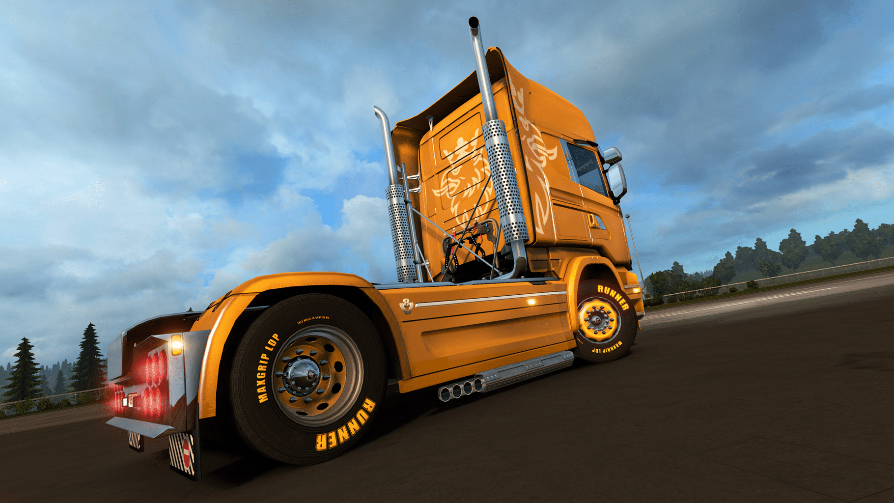 Euro Truck Simulator 2: Mighty Griffin Tuning Pack screenshot