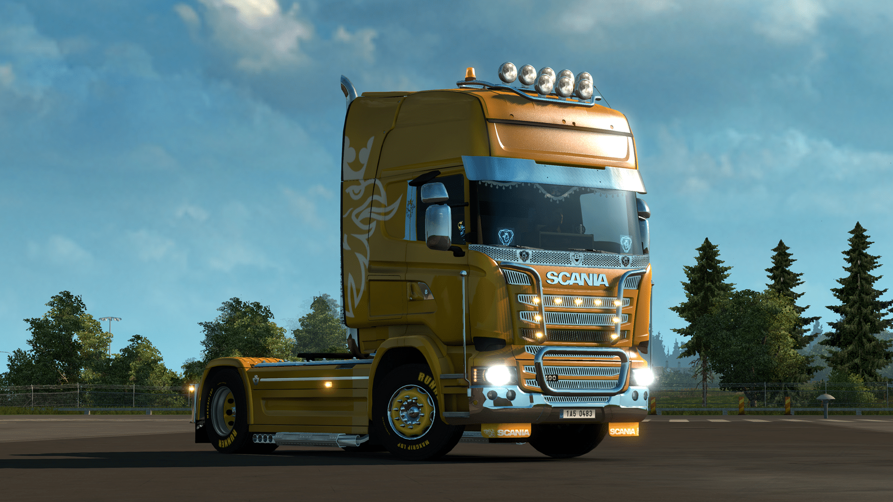 Euro Truck Simulator 2: Mighty Griffin Tuning Pack screenshot