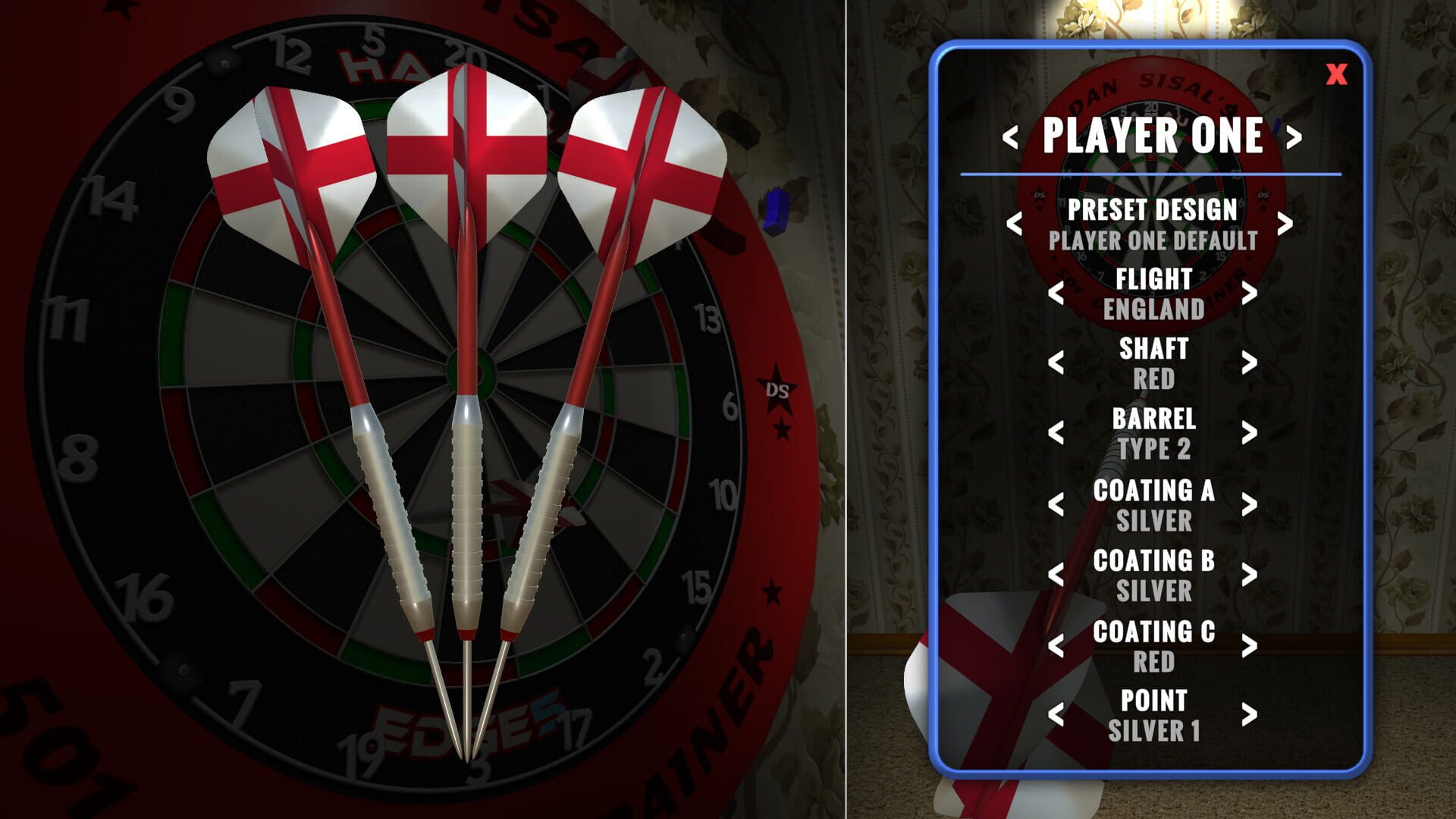 Dan Sisal's 501 Darts Trainer - Screenshot
