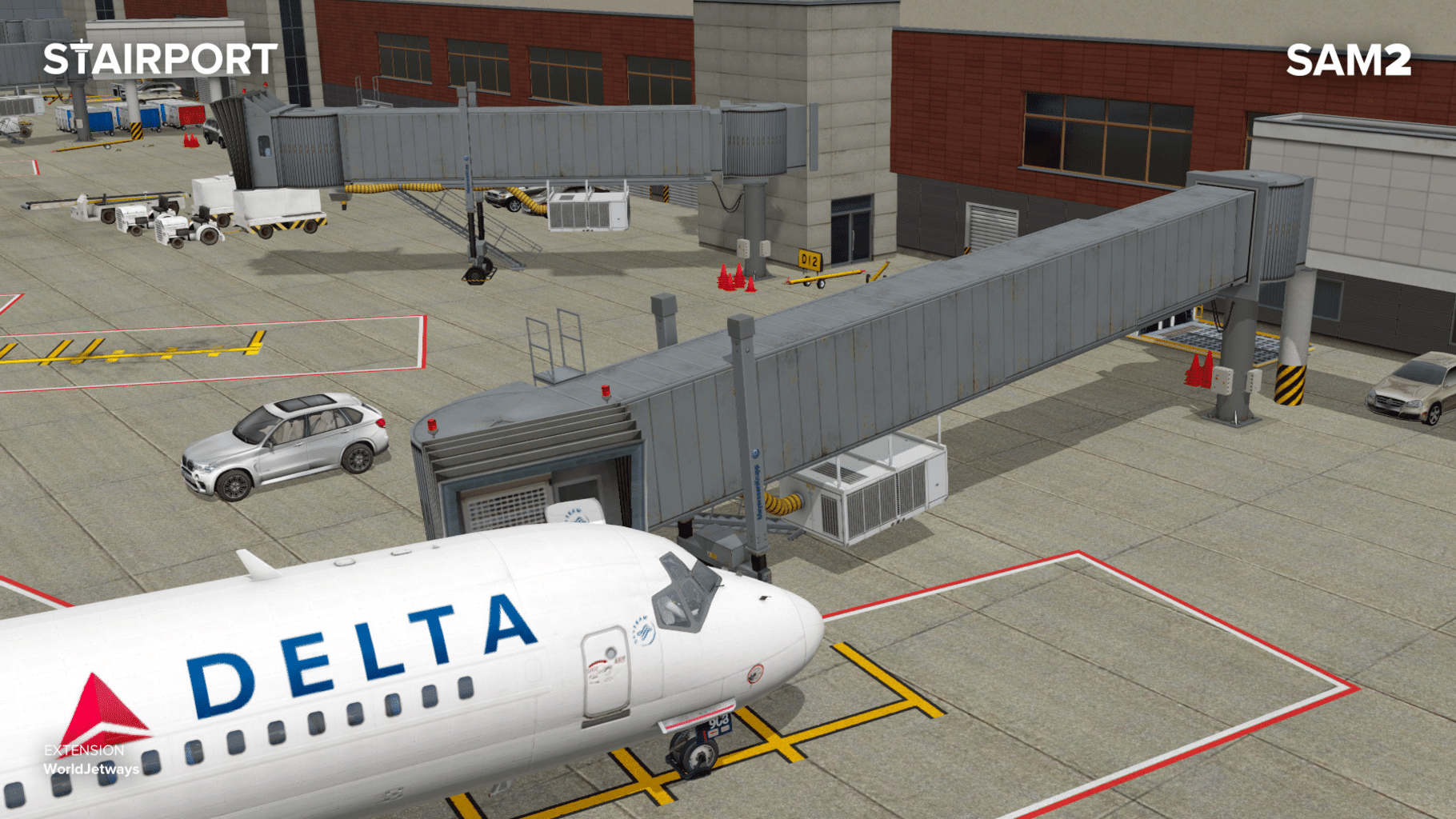 X-Plane 11: Add-on - SAM WorldJetways screenshot