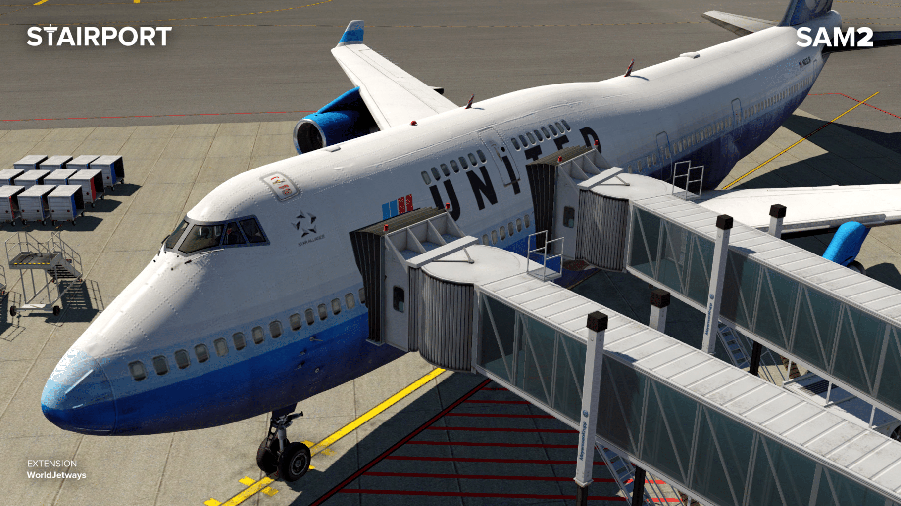 X-Plane 11: Add-on - SAM WorldJetways screenshot