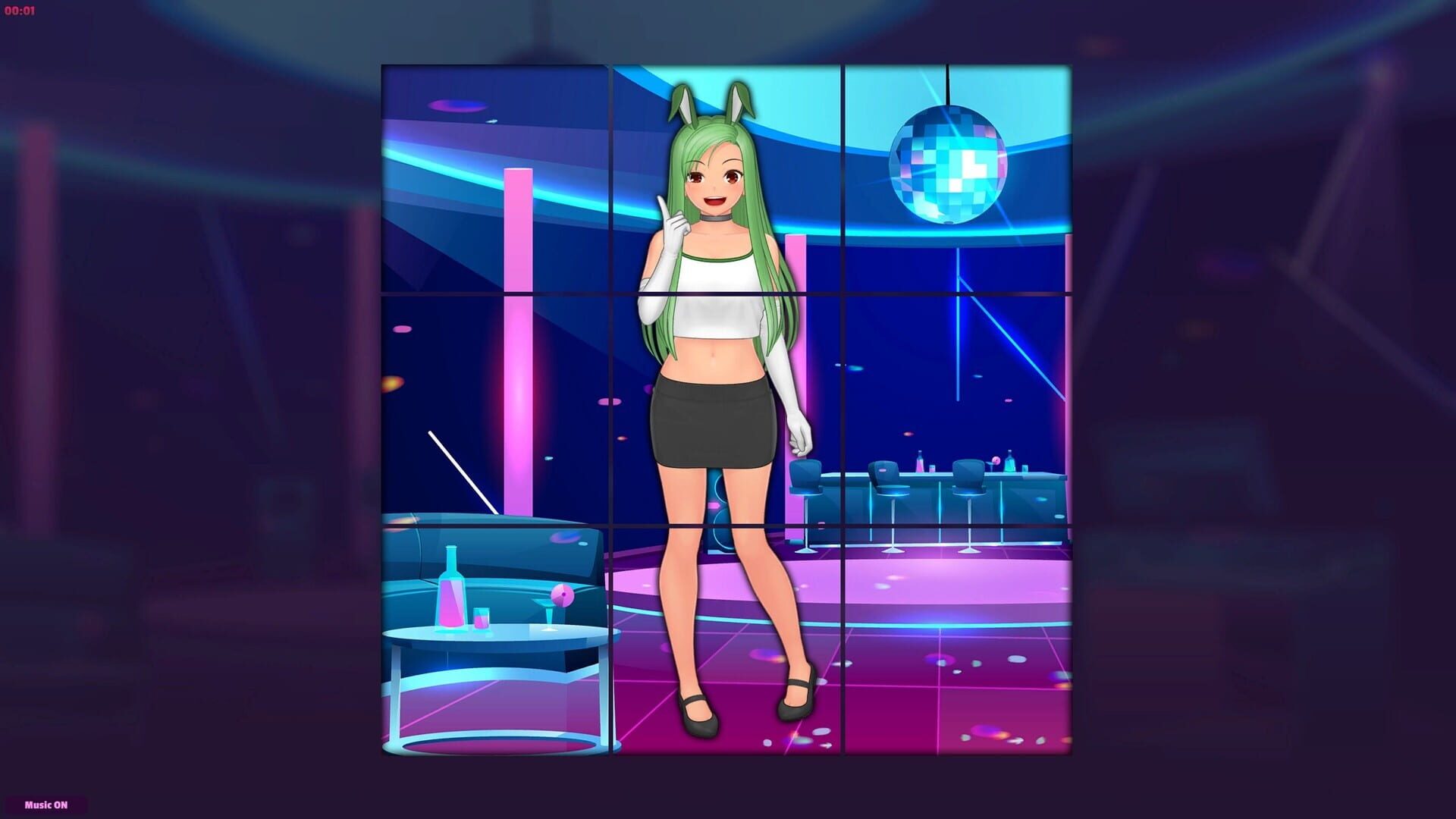 HotGirls Sliding Puzzle - Screenshot