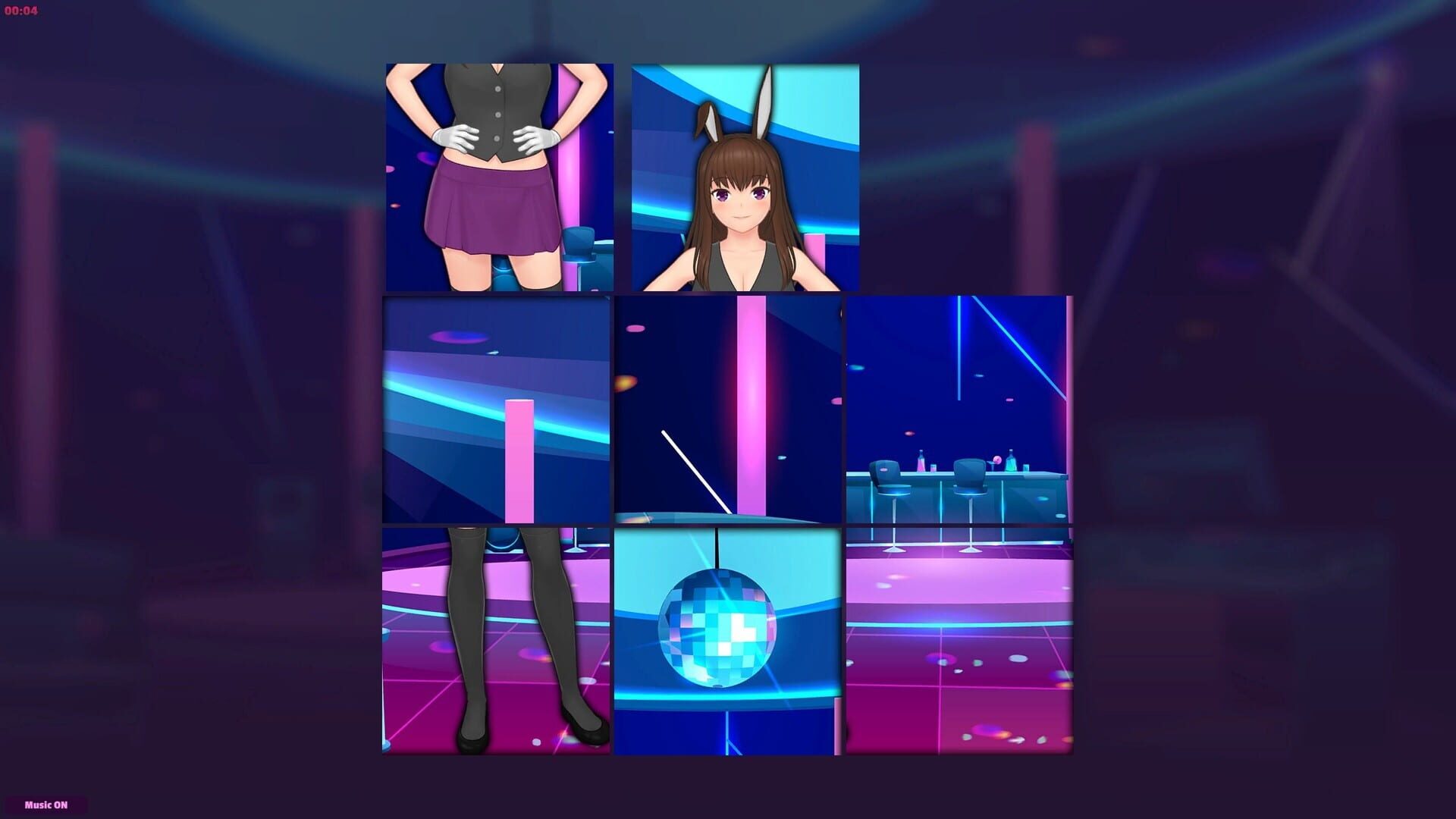 HotGirls Sliding Puzzle - Screenshot