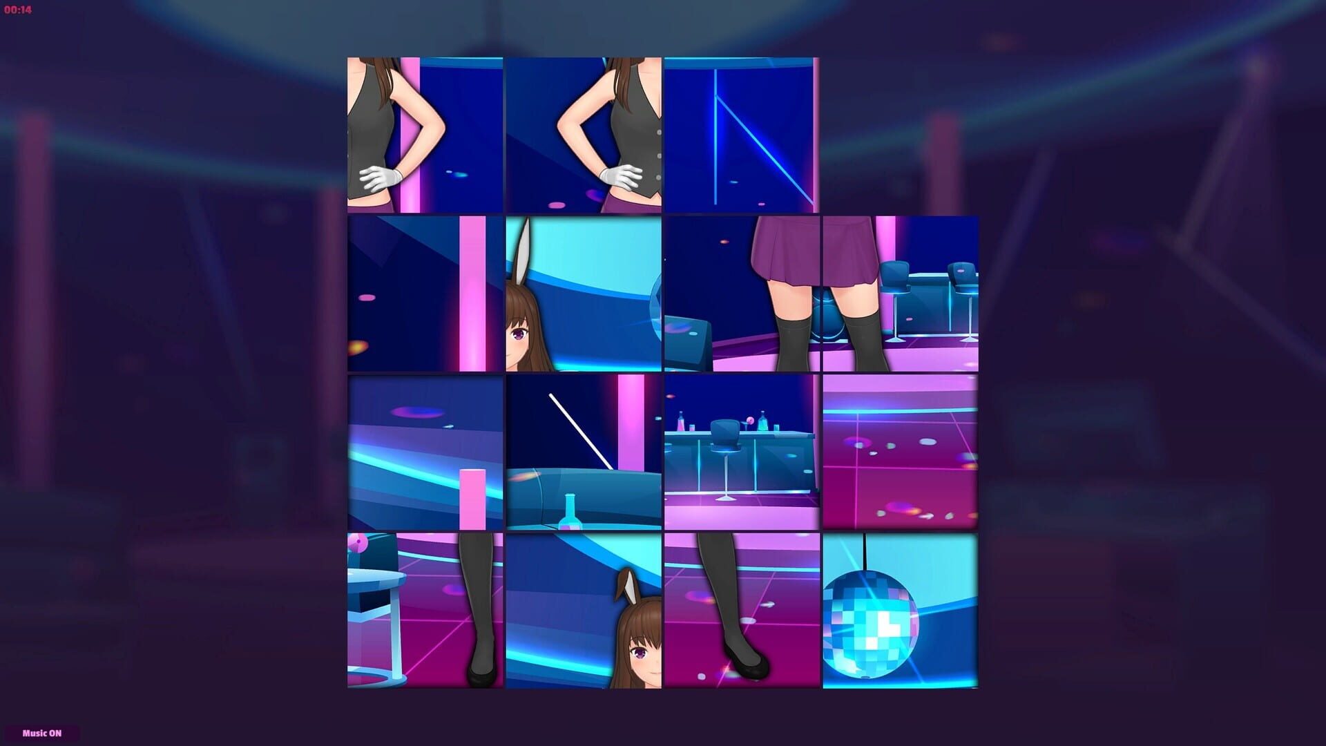 HotGirls Sliding Puzzle - Screenshot