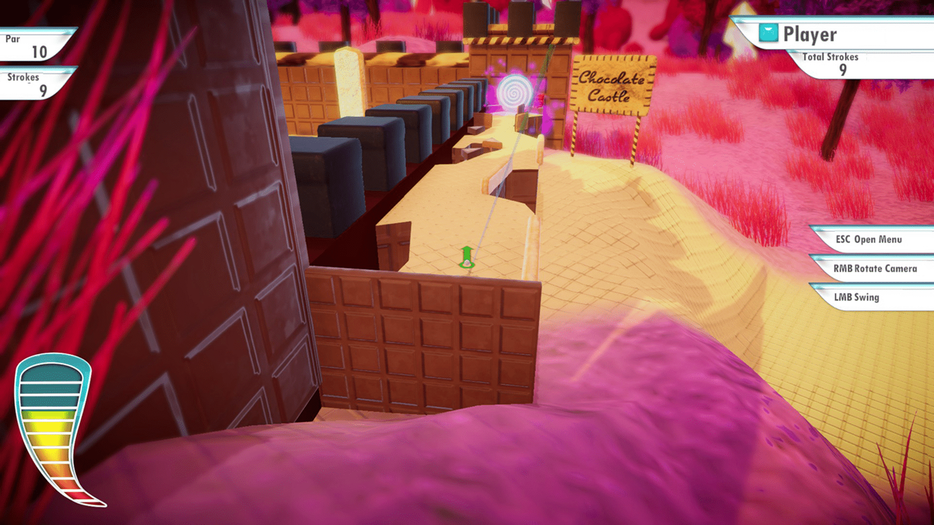 3D MiniGolf: Candy Shop screenshot