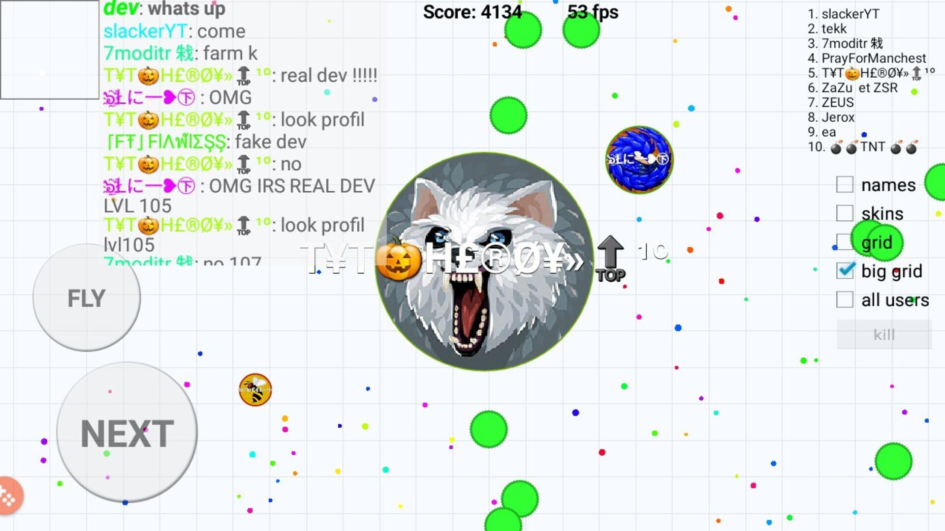 Blob.io - Screenshot