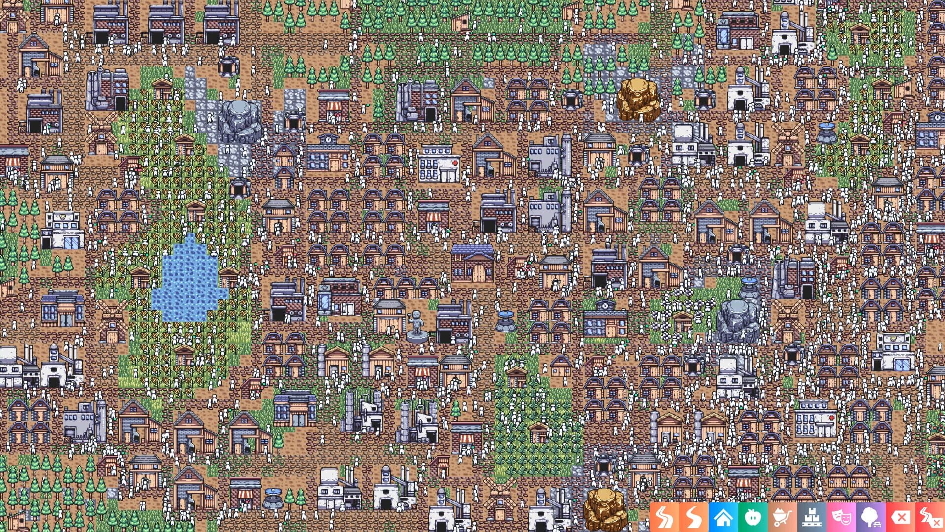 Crowded Blue Dot - Screenshot