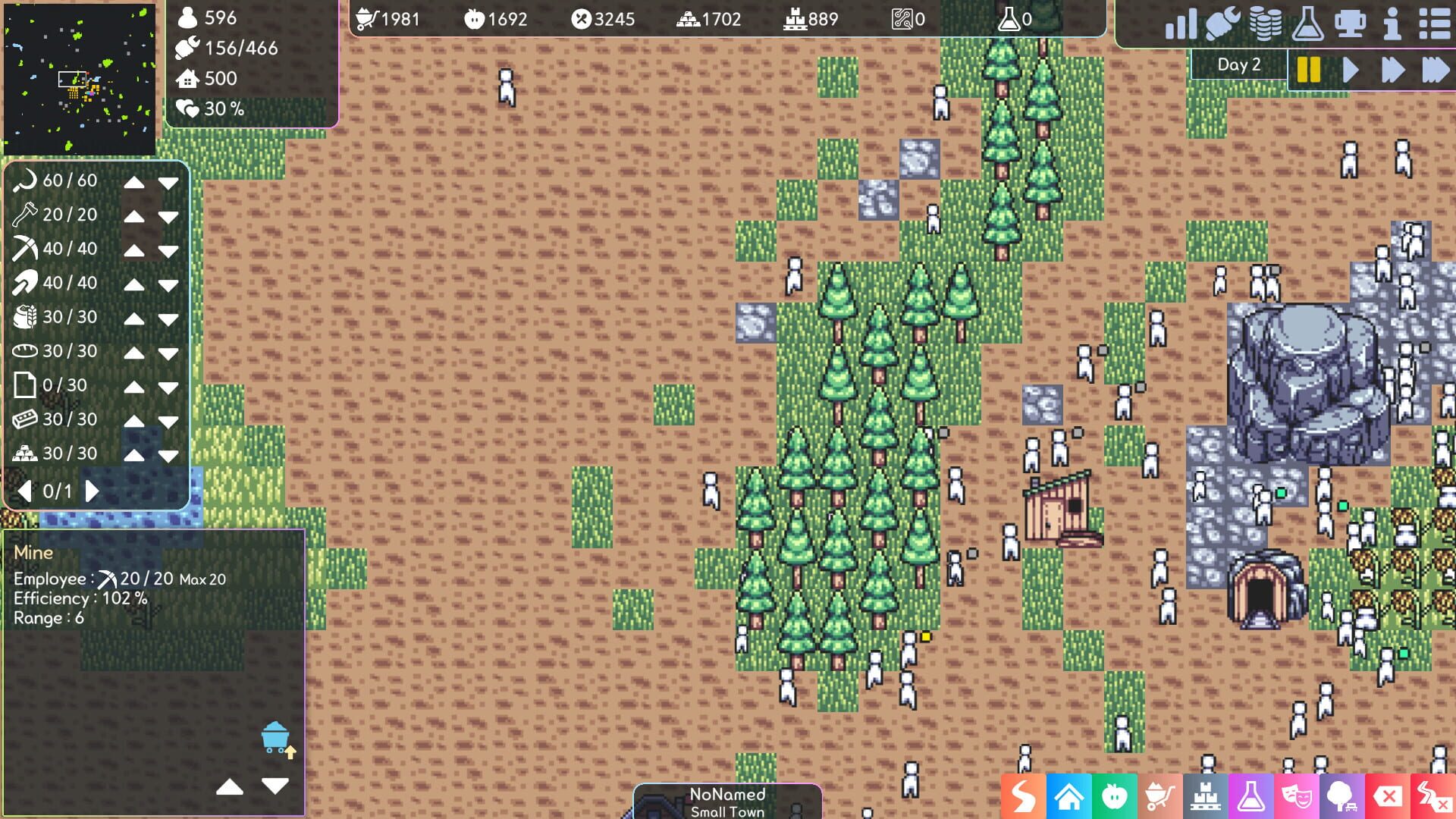 Crowded Blue Dot - Screenshot