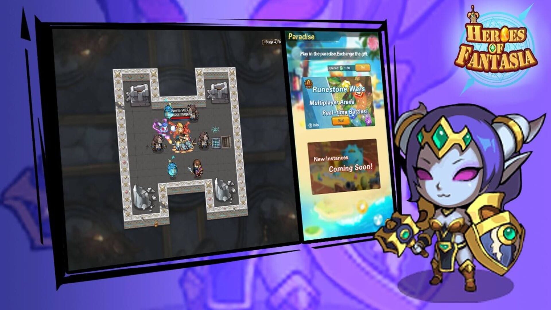 Heroes of Fantasia - Screenshot