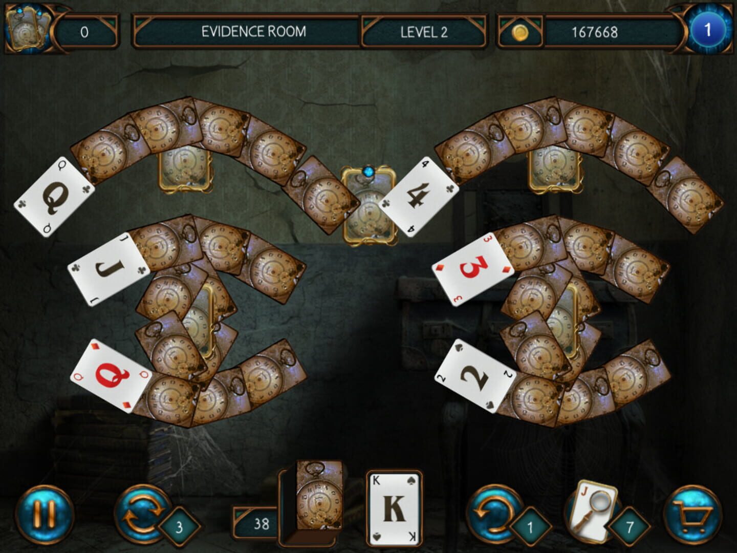 Detective Solitaire: The Ghost Agency - Screenshot