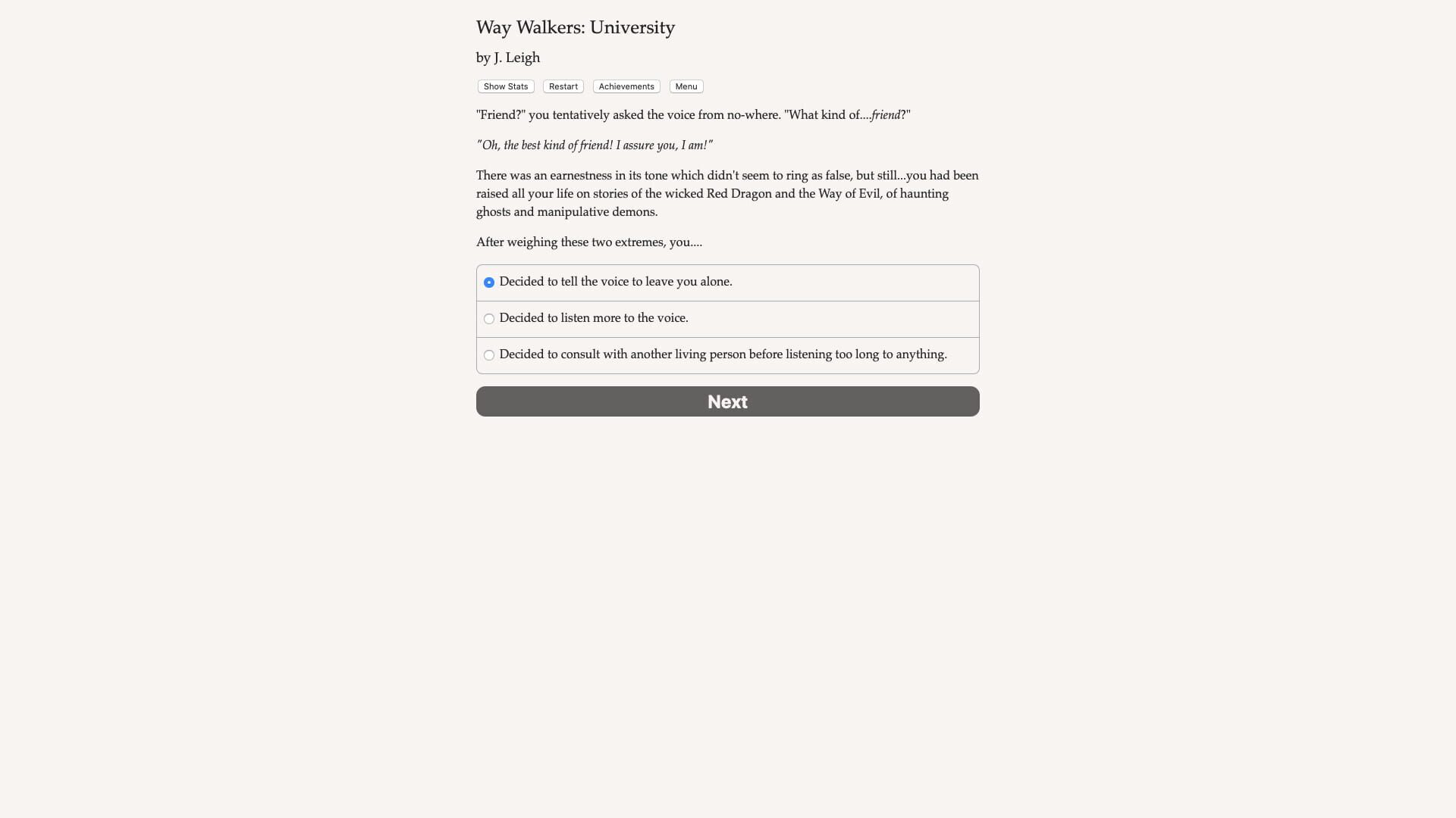 Way Walkers: University - Screenshot