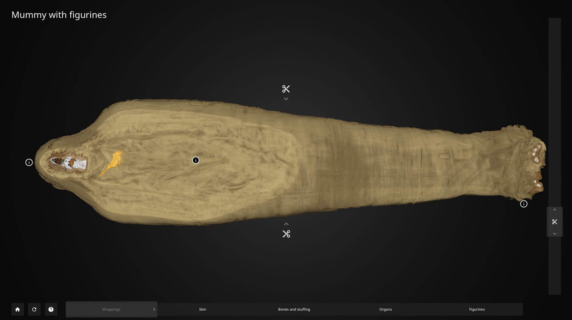 Inside Explorer: Mummy with figurines - Screenshot