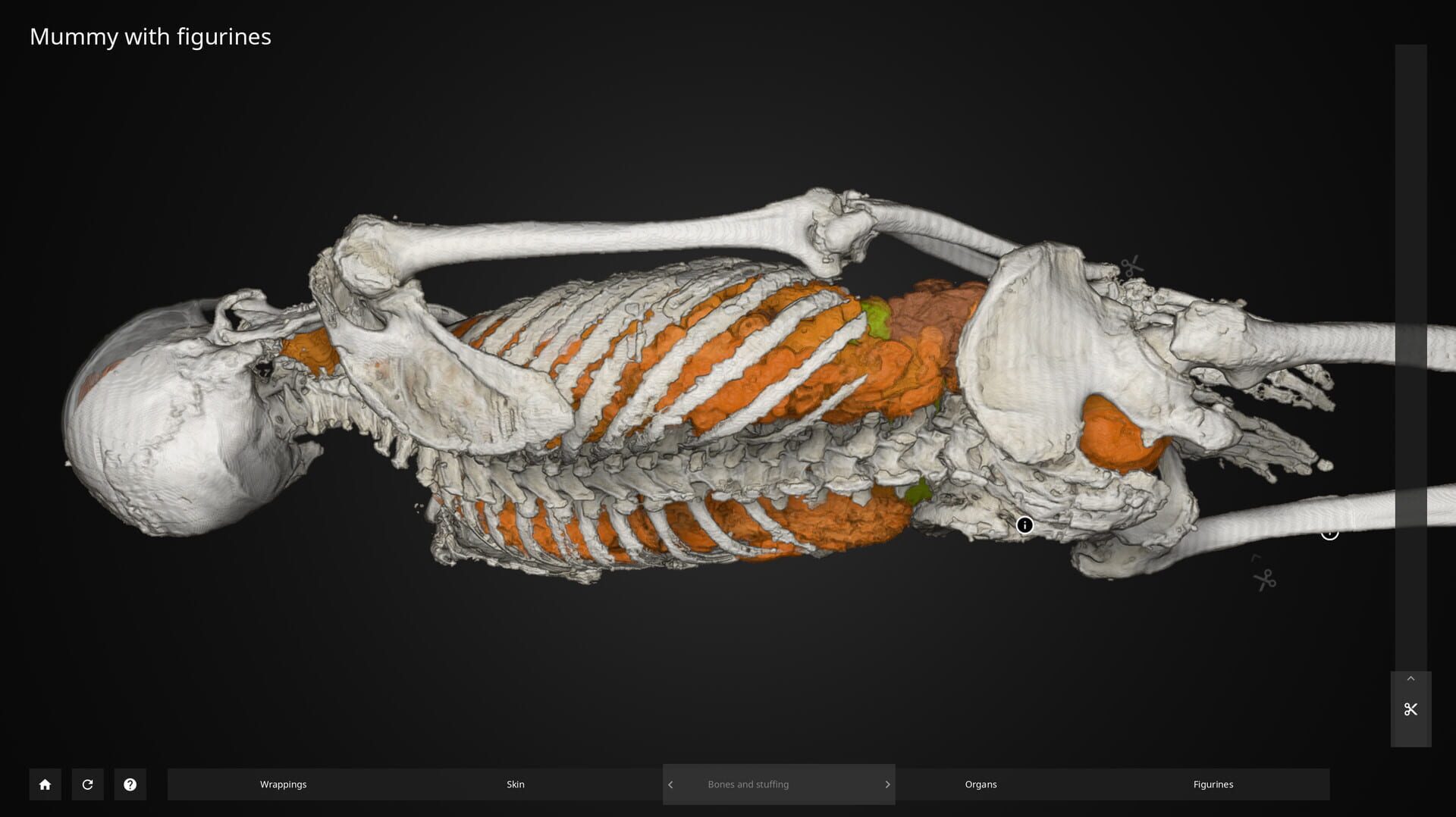 Inside Explorer: Mummy with figurines - Screenshot
