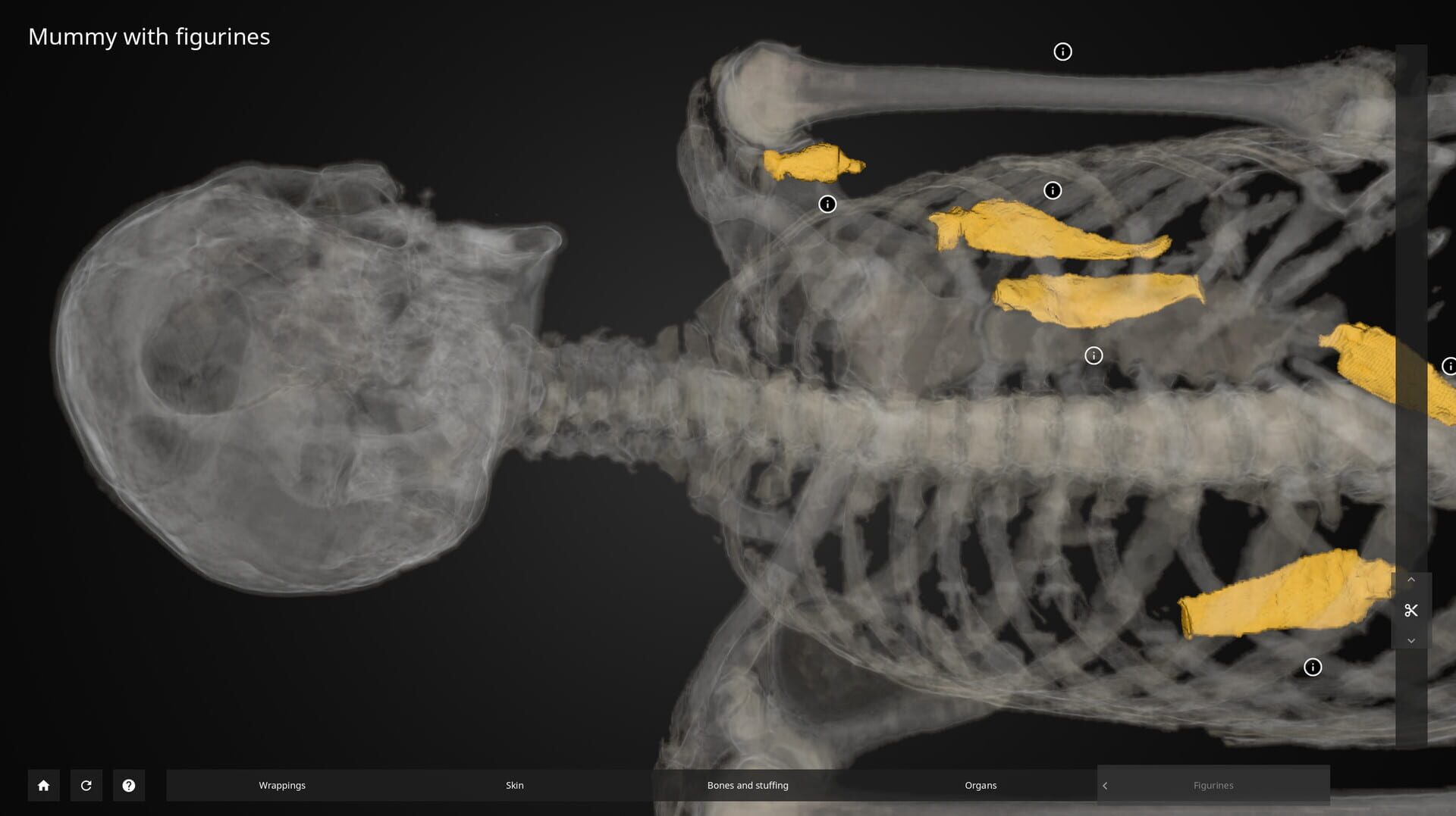 Inside Explorer: Mummy with figurines - Screenshot