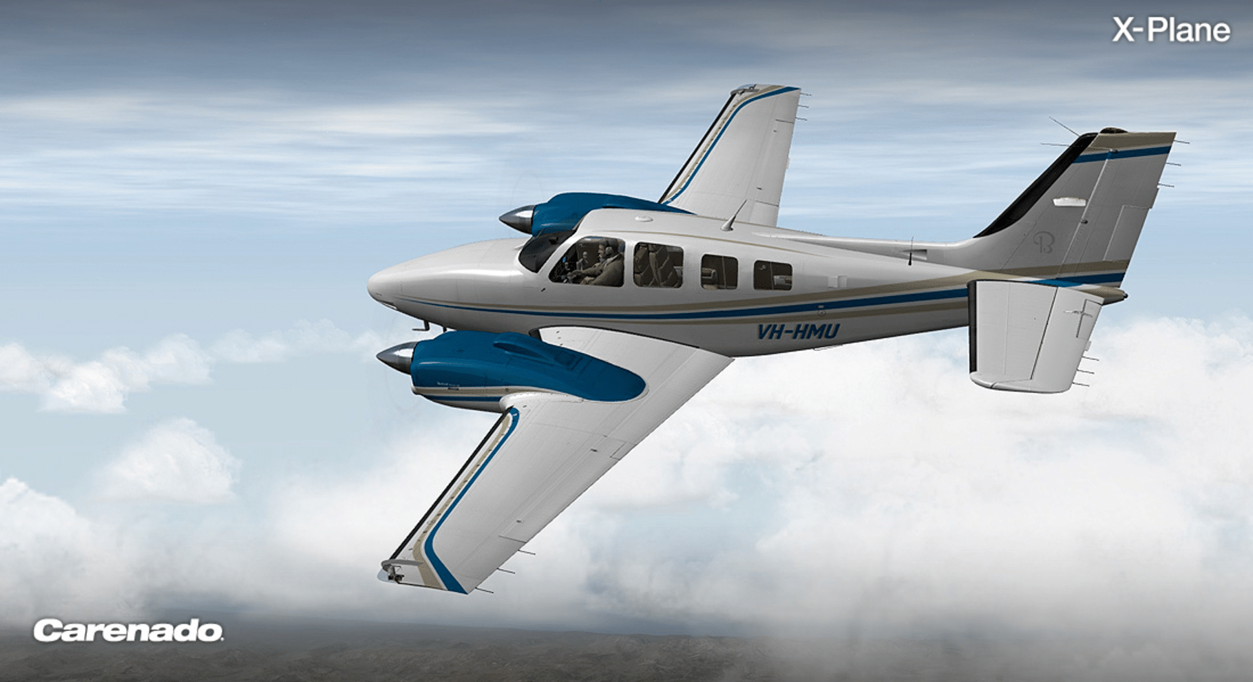 X-Plane 10 Global: Carenado - B58 Baron screenshot