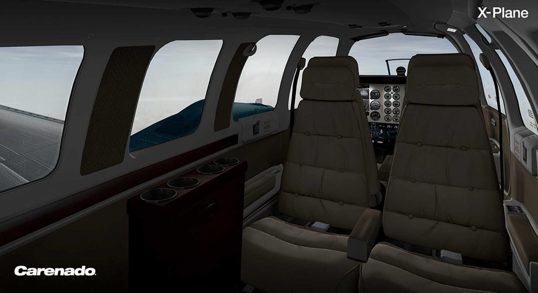 X-Plane 10 Global: Carenado - B58 Baron screenshot