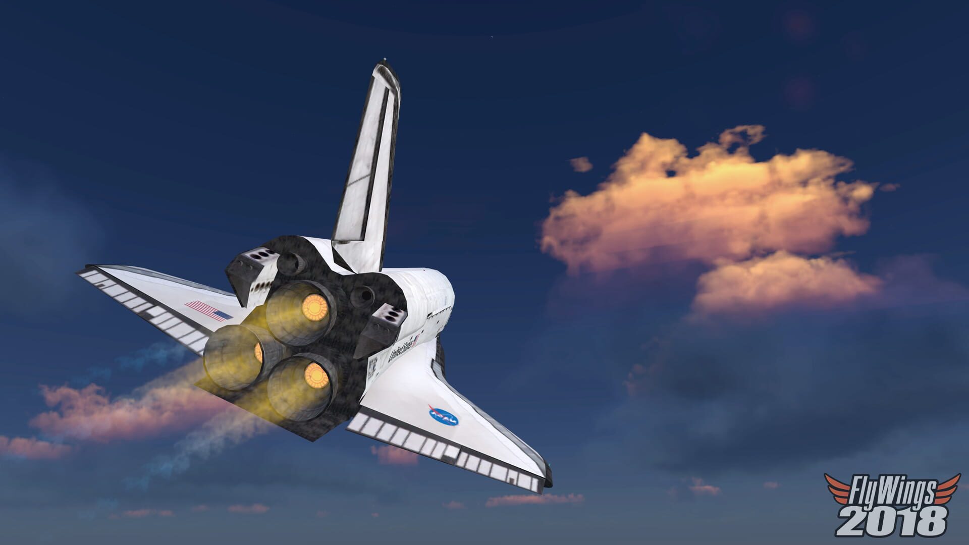FlyWings 2018 Flight Simulator: Space Shuttle Family - Screenshot