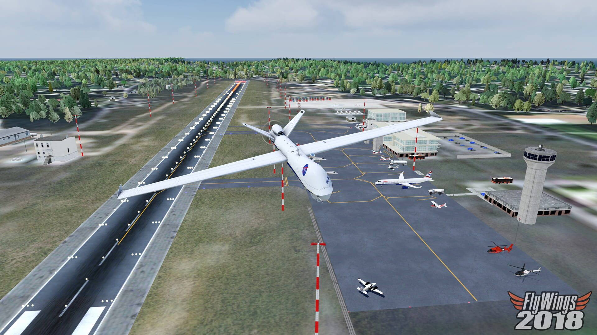 FlyWings 2018 Flight Simulator: Drones - Screenshot