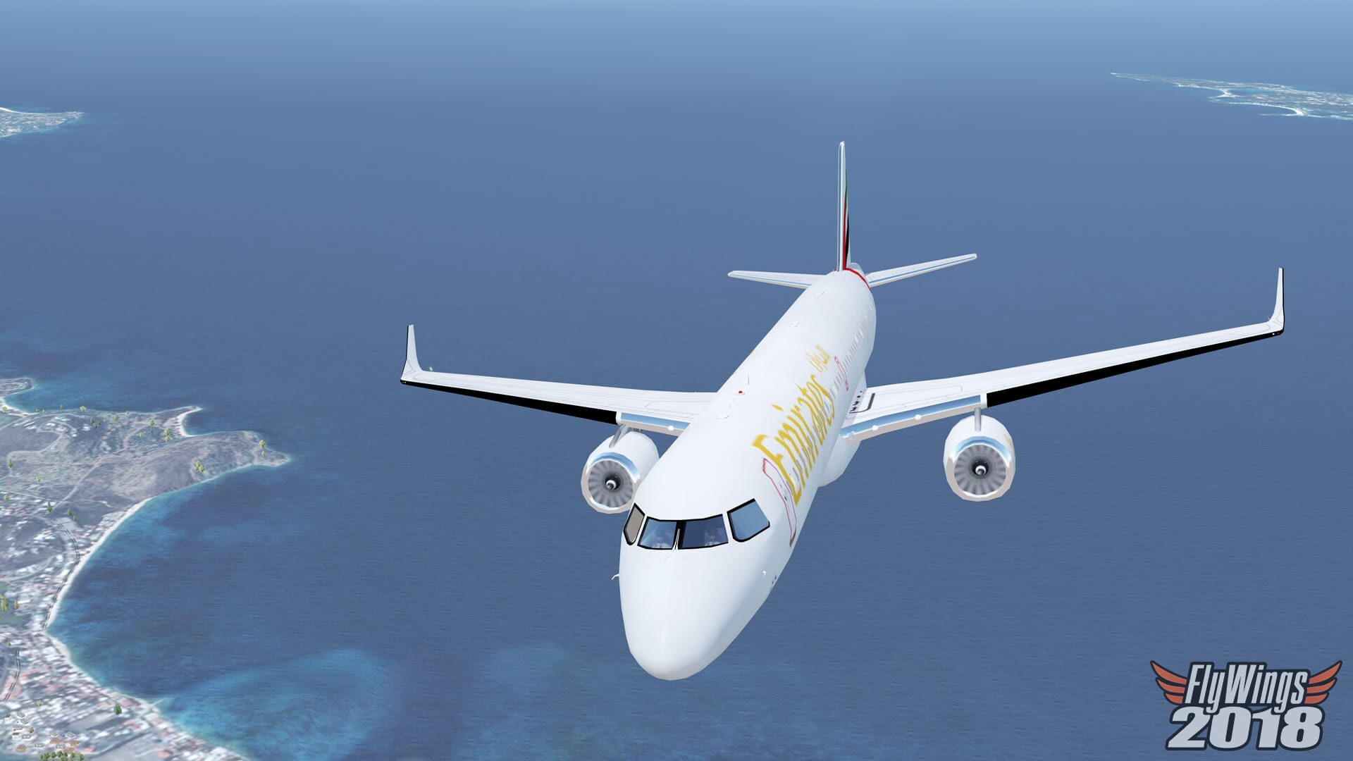FlyWings 2018 Flight Simulator: Embraer 190 Family - Screenshot