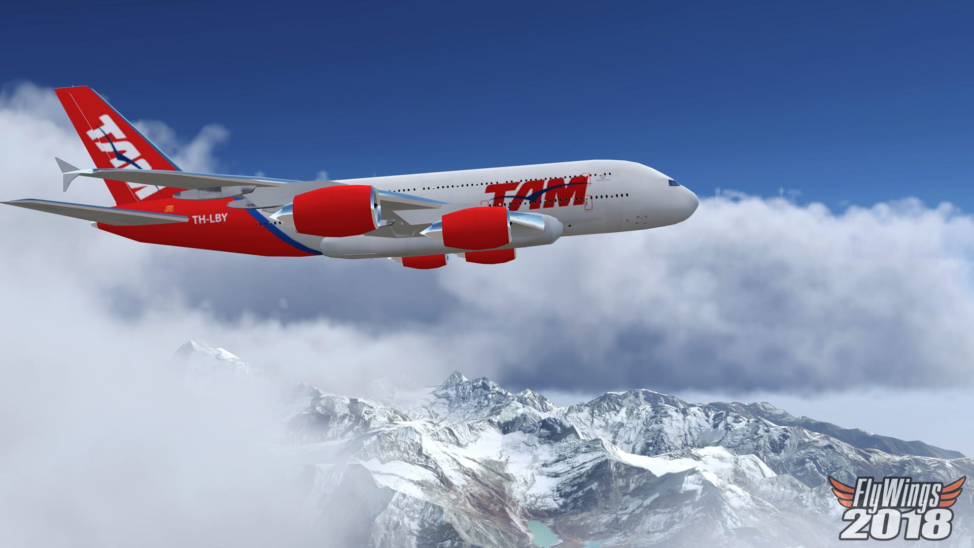 FlyWings 2018 Flight Simulator: Airbus A380 Family - Screenshot