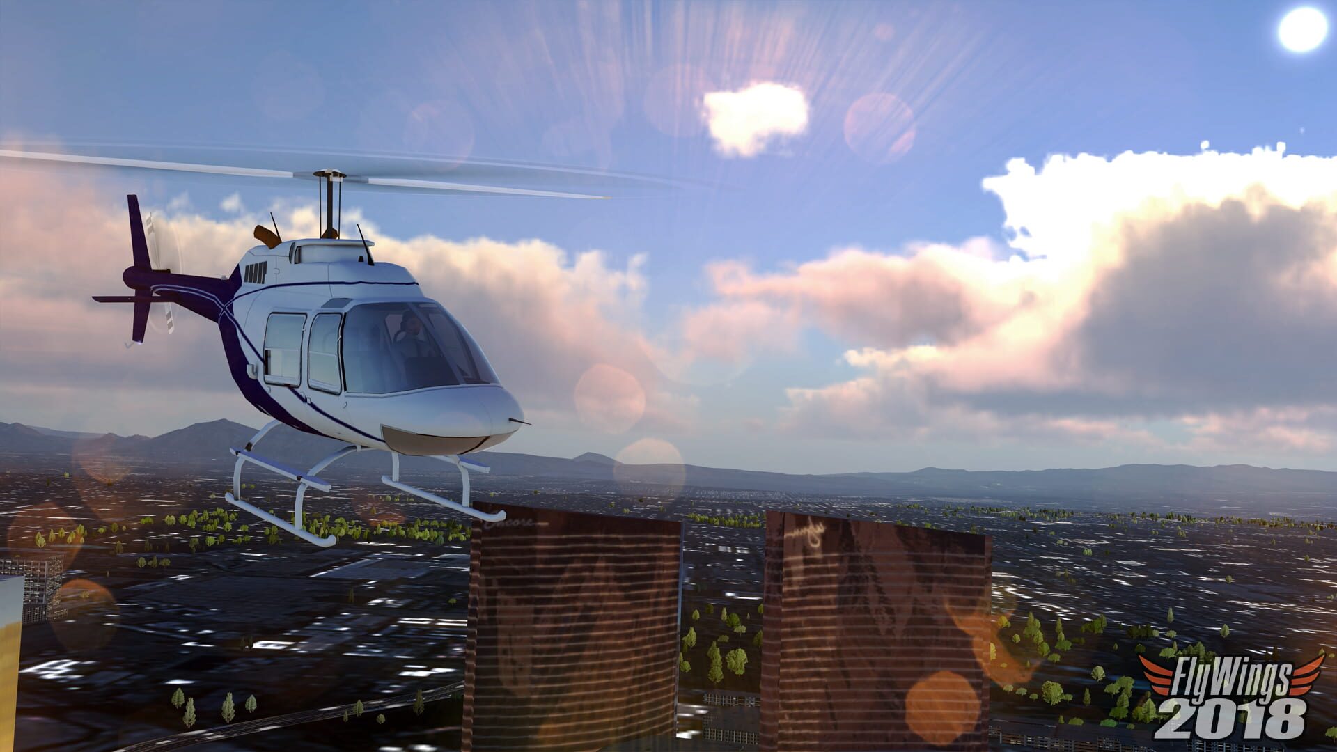 FlyWings 2018 Flight Simulator: Civilian Helicopters - Screenshot