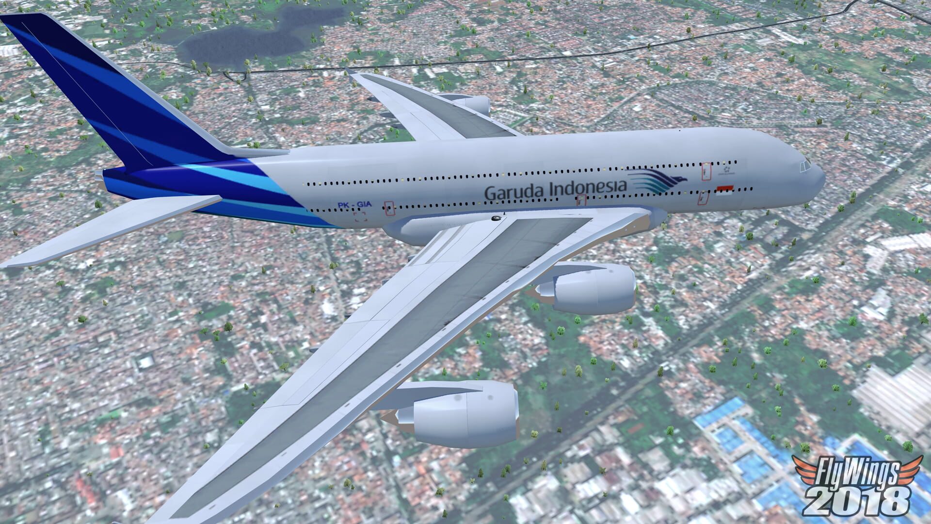 FlyWings 2018 Flight Simulator: Airbus A380 Family - Screenshot