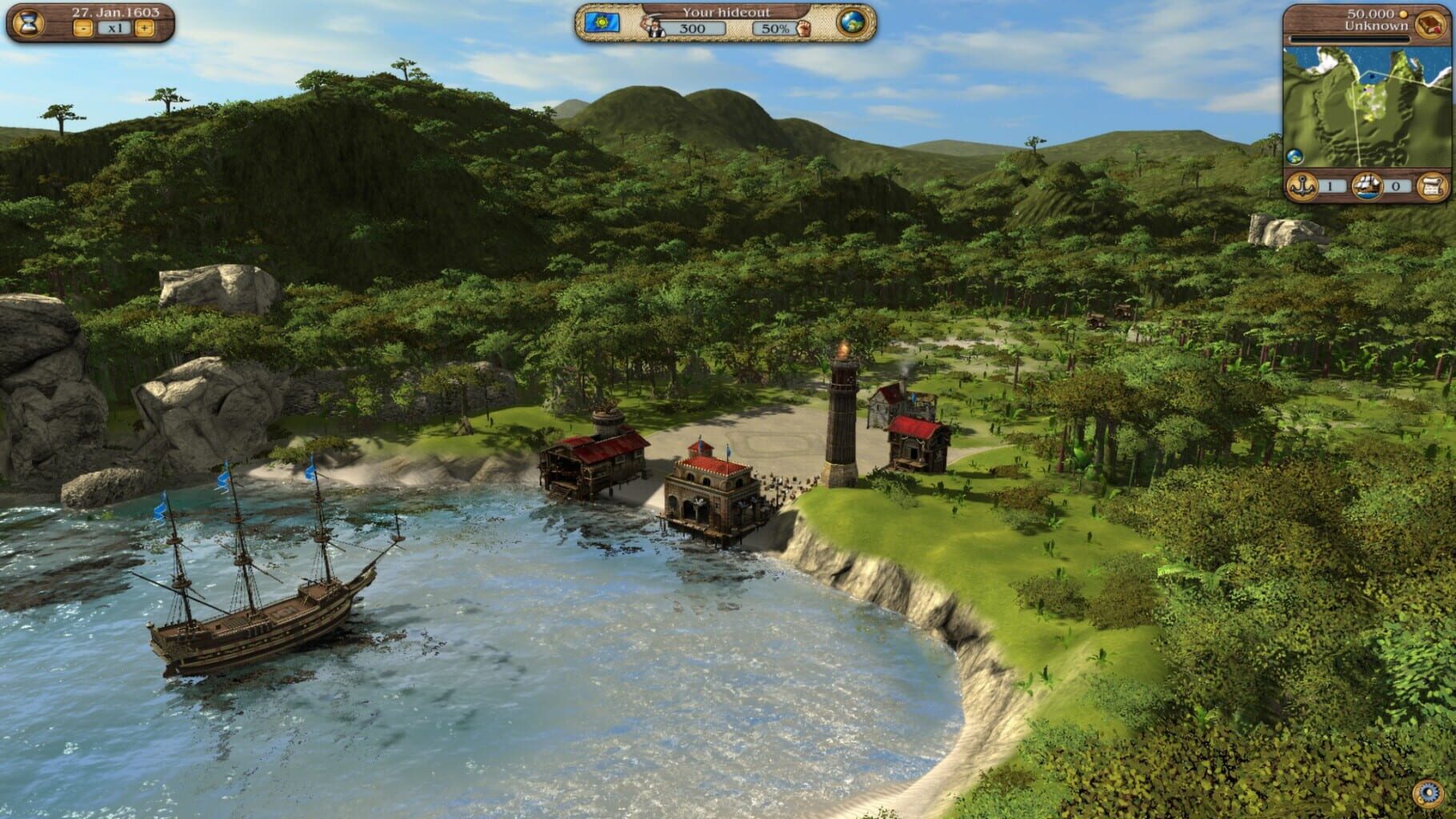 Captura de pantalla - Port Royale 3: Dawn of Pirates