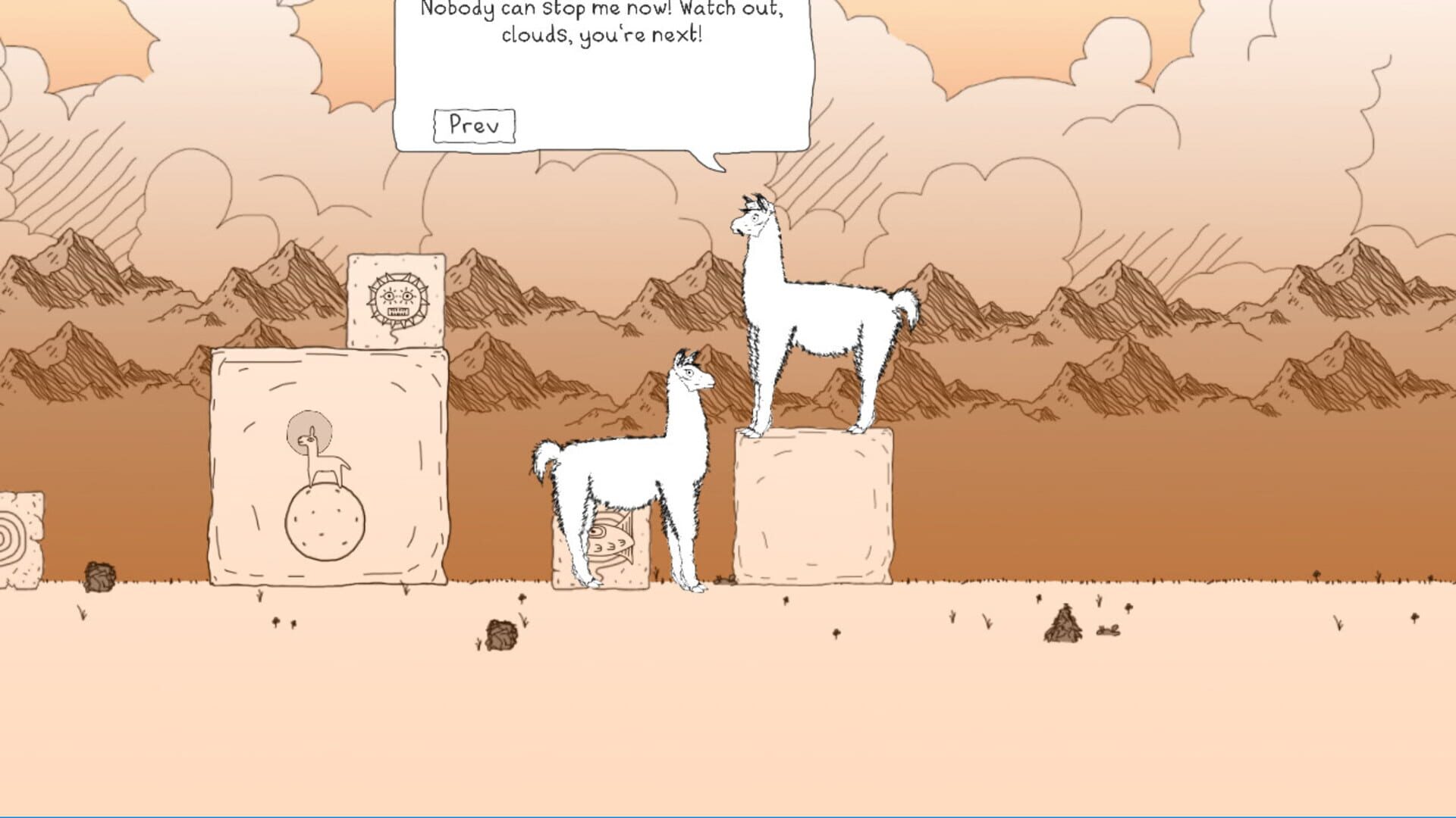 The Blue Box: Llama Goes to Market - Screenshot