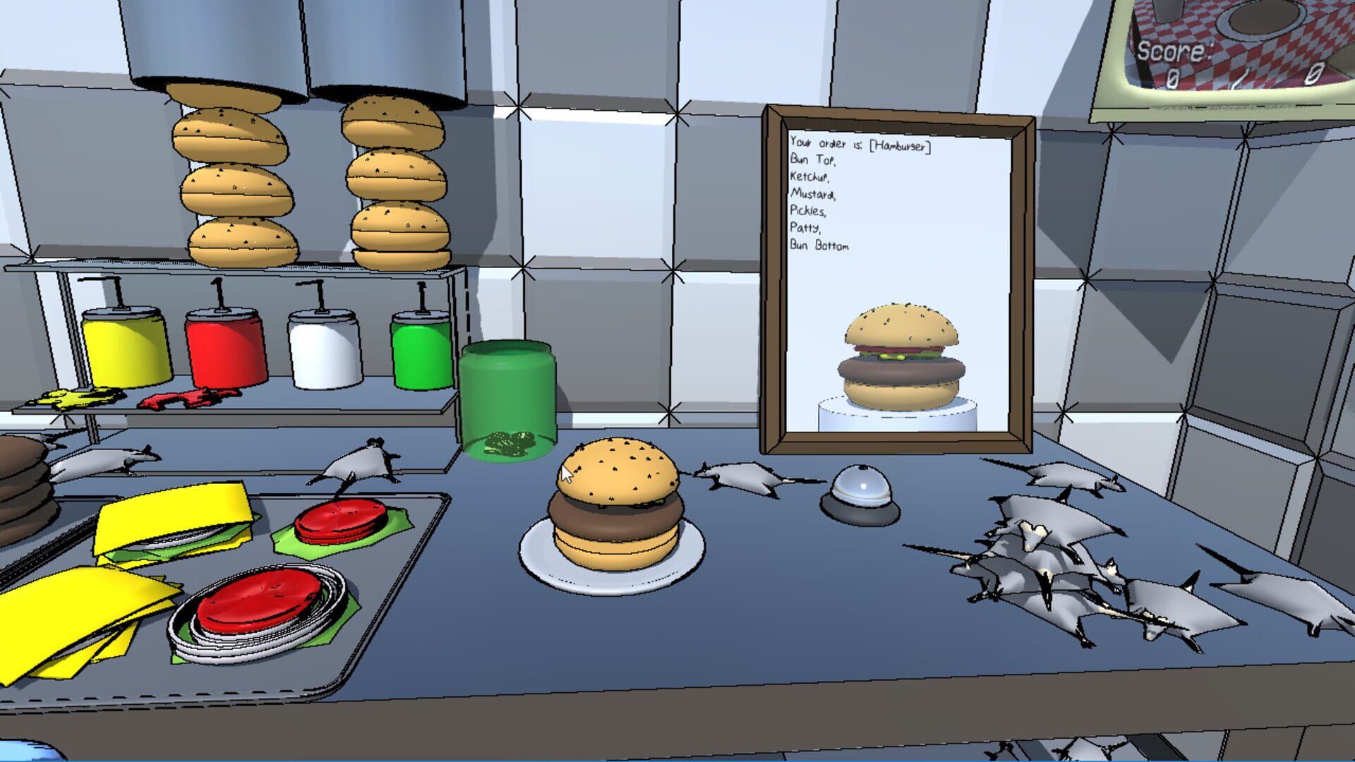 The Blue Box: BurgerGame - Screenshot