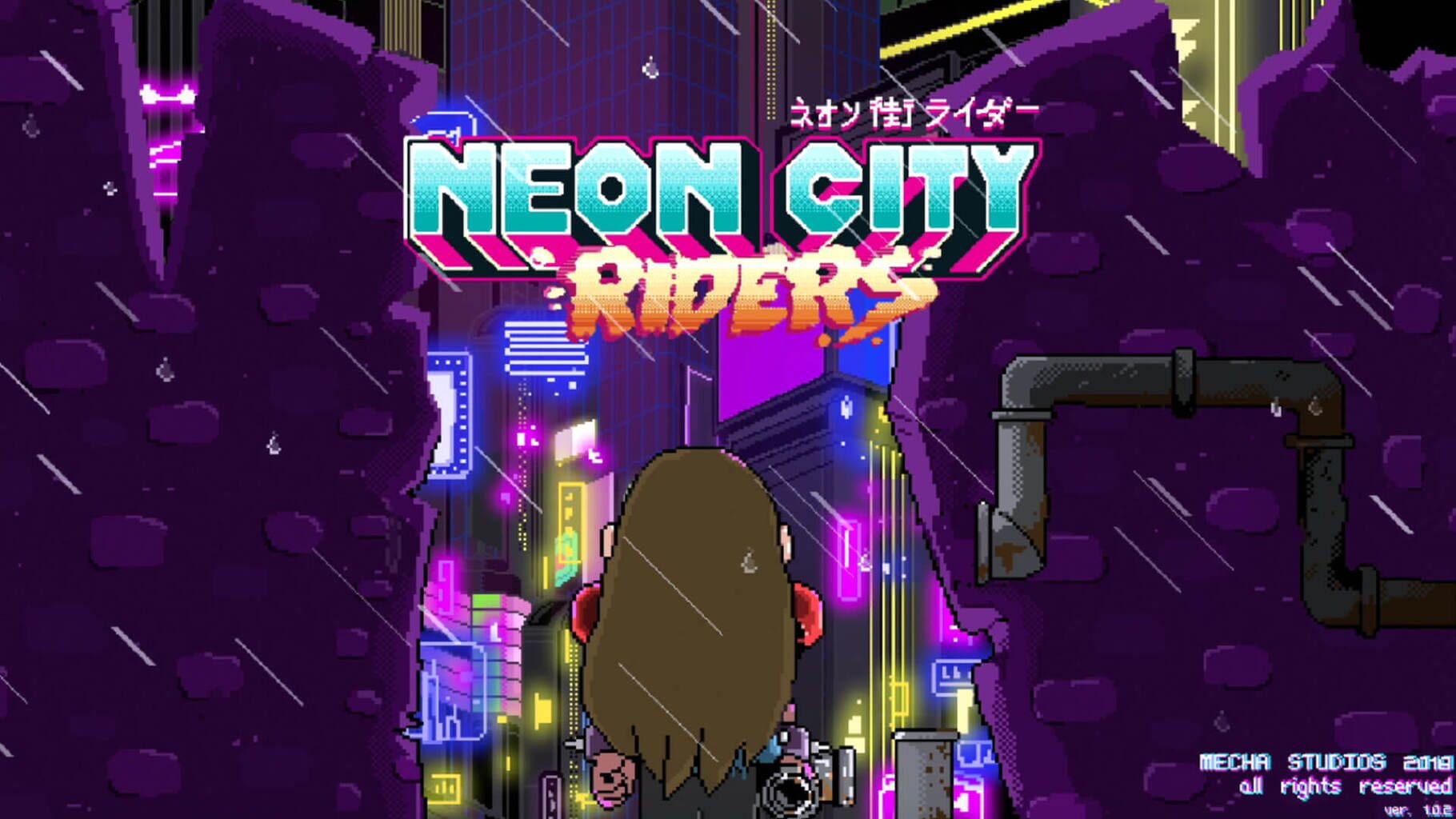 Neon City Riders: Super-Powered Edition screenshot