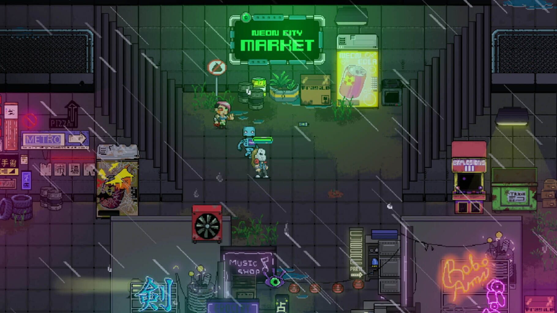 Neon City Riders: Super-Powered Edition screenshot