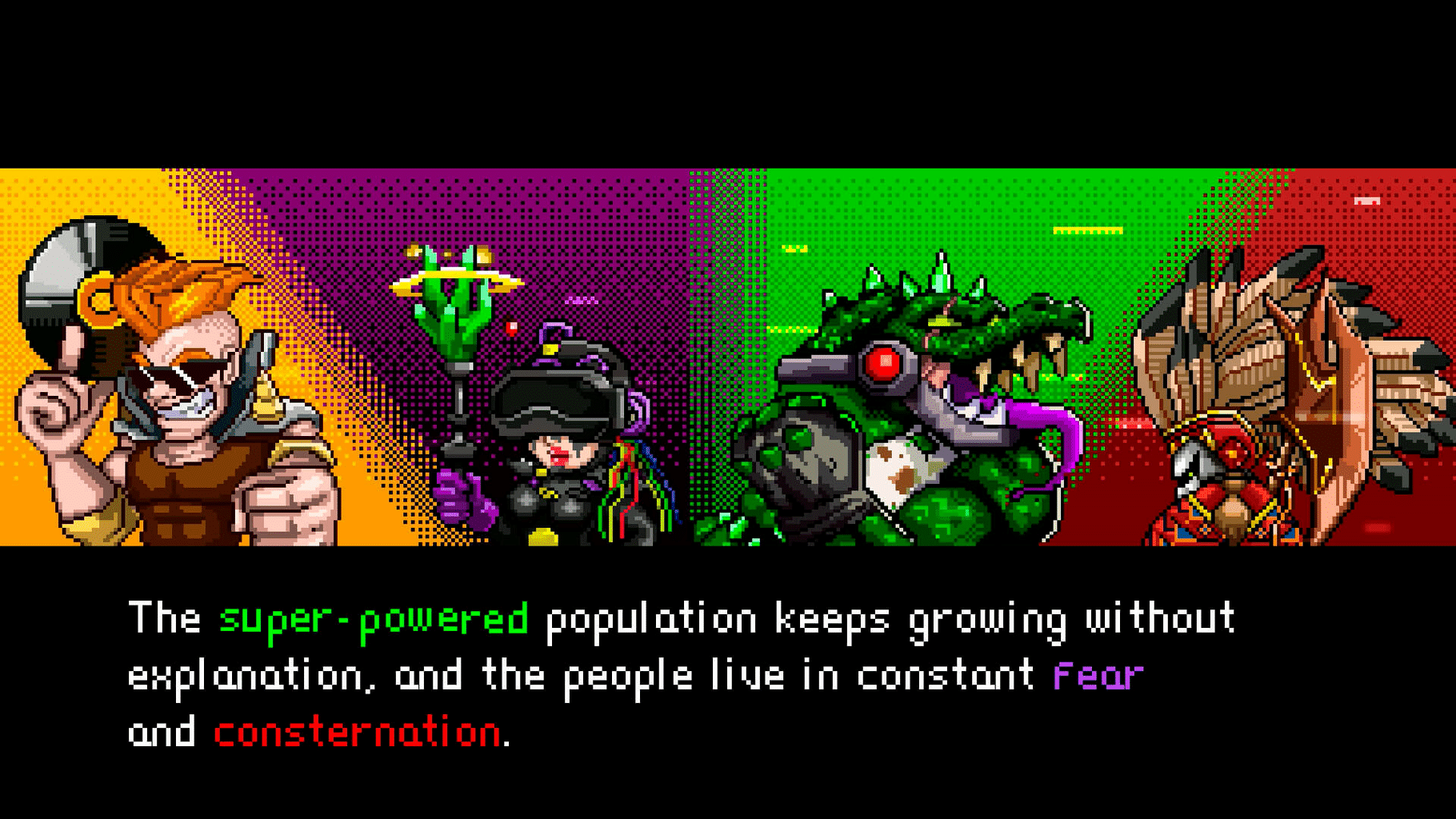 Neon City Riders: Super-Powered Edition screenshot