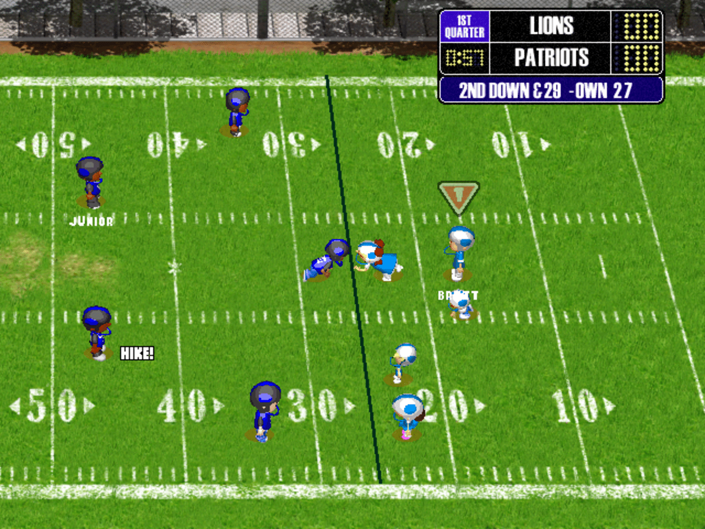 Backyard Football 2002 screenshot