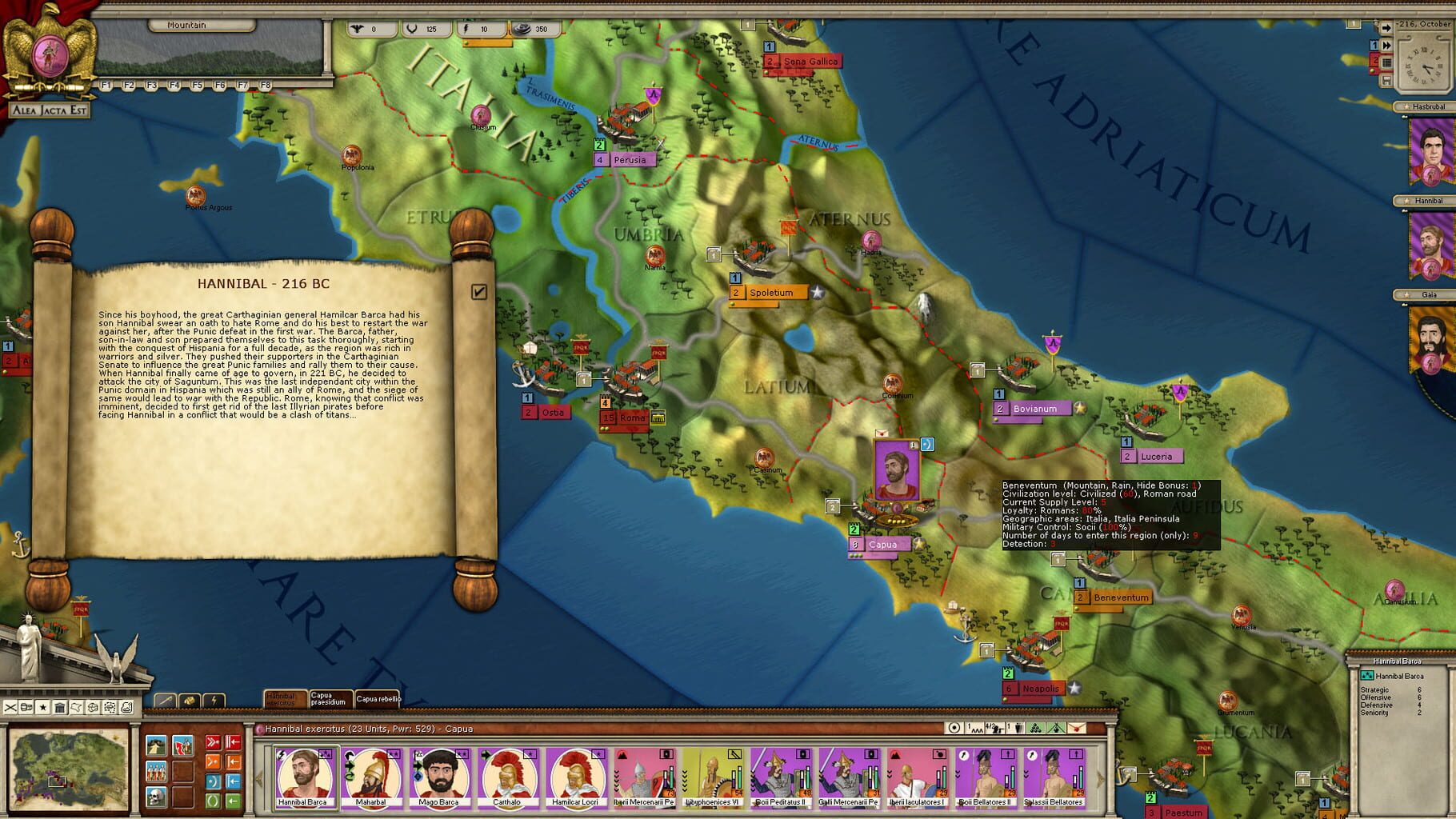 Alea Jacta Est: Hannibal Terror of Rome