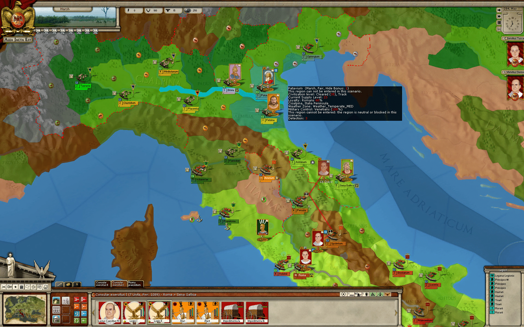 Alea Jacta Est: Birth of Rome screenshot