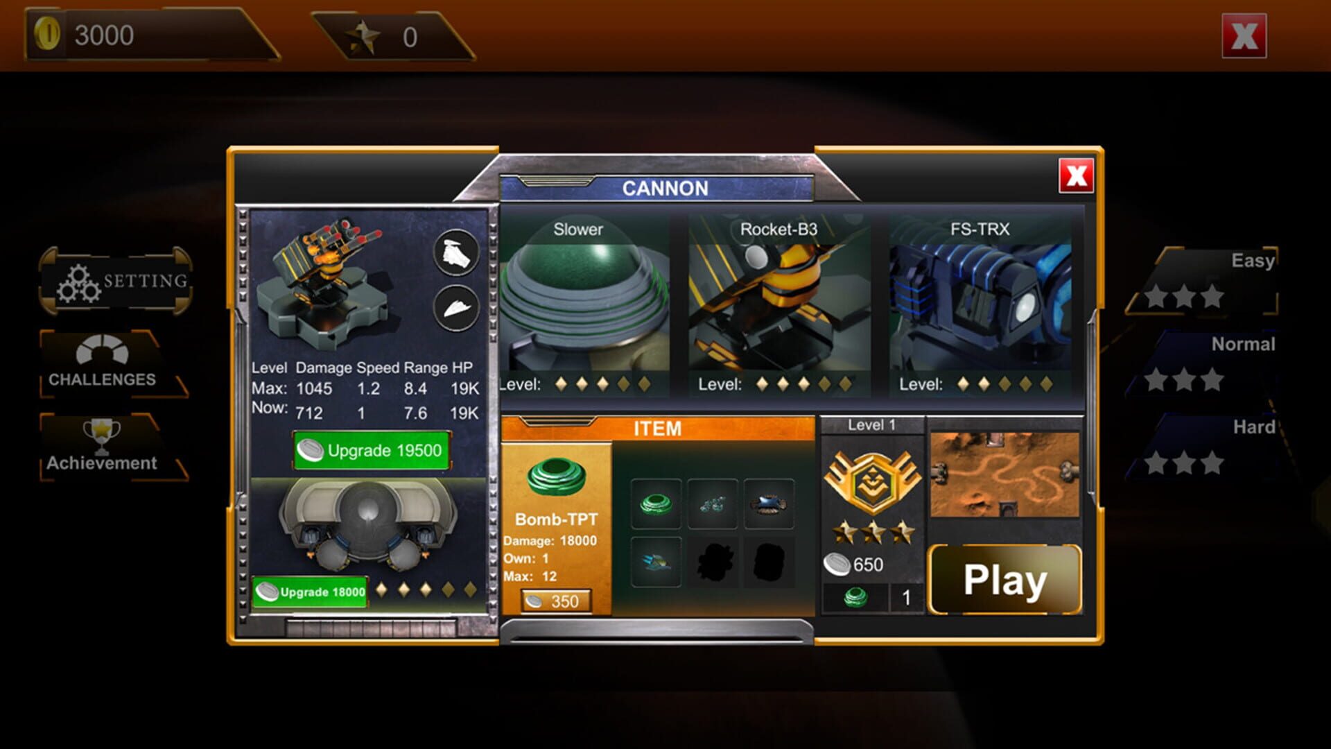 Marswar TD - Screenshot