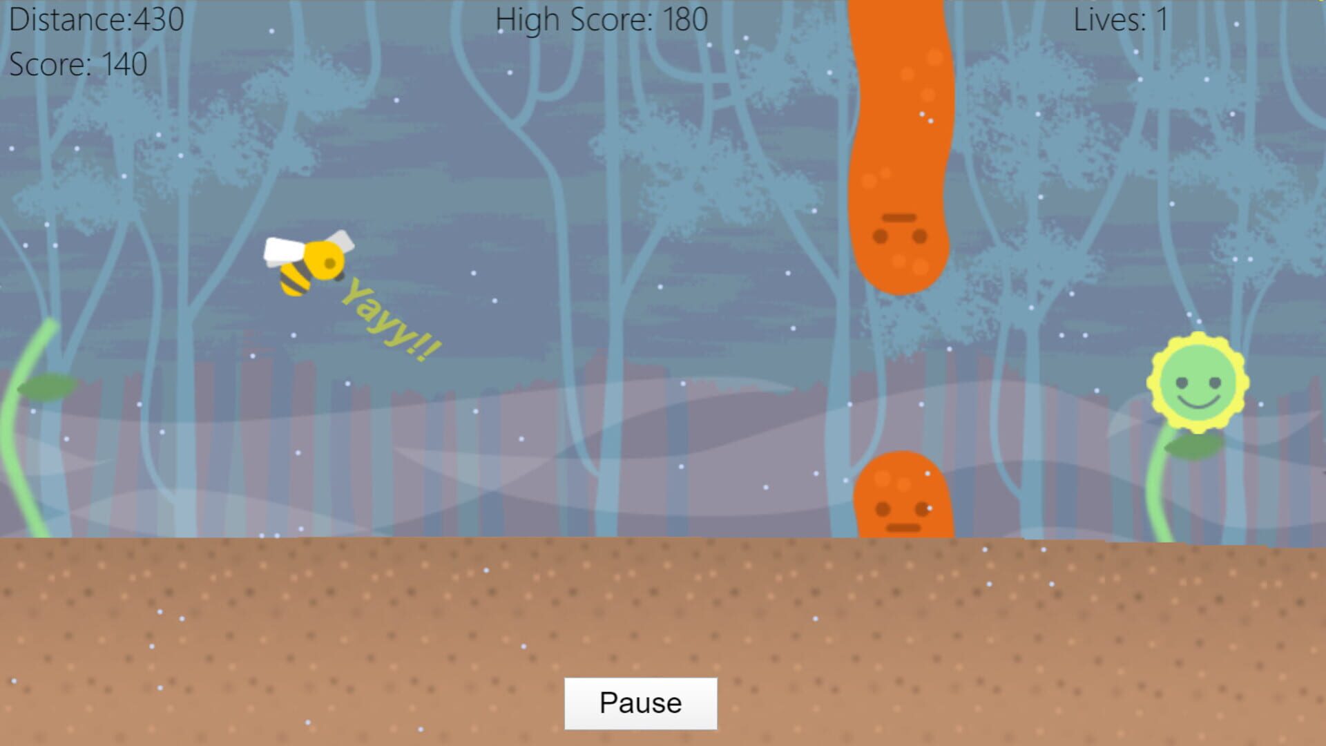 Flappy Bee - Screenshot