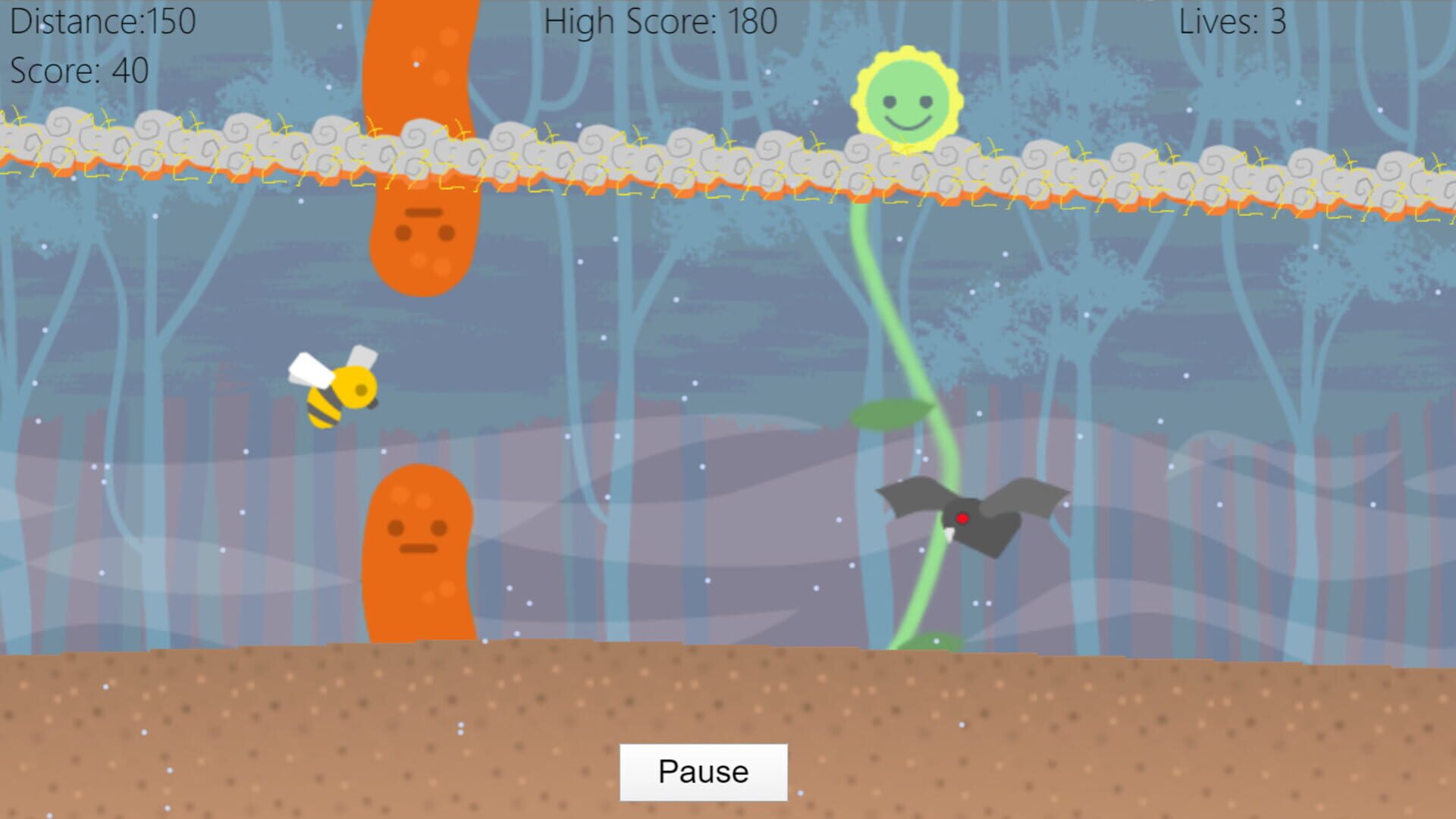 Flappy Bee - Screenshot