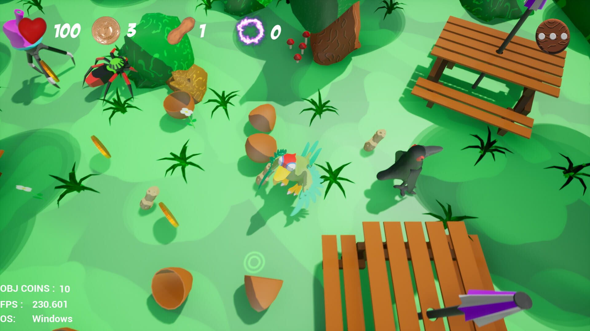 Sqwark! A Nutty Adventure - Screenshot