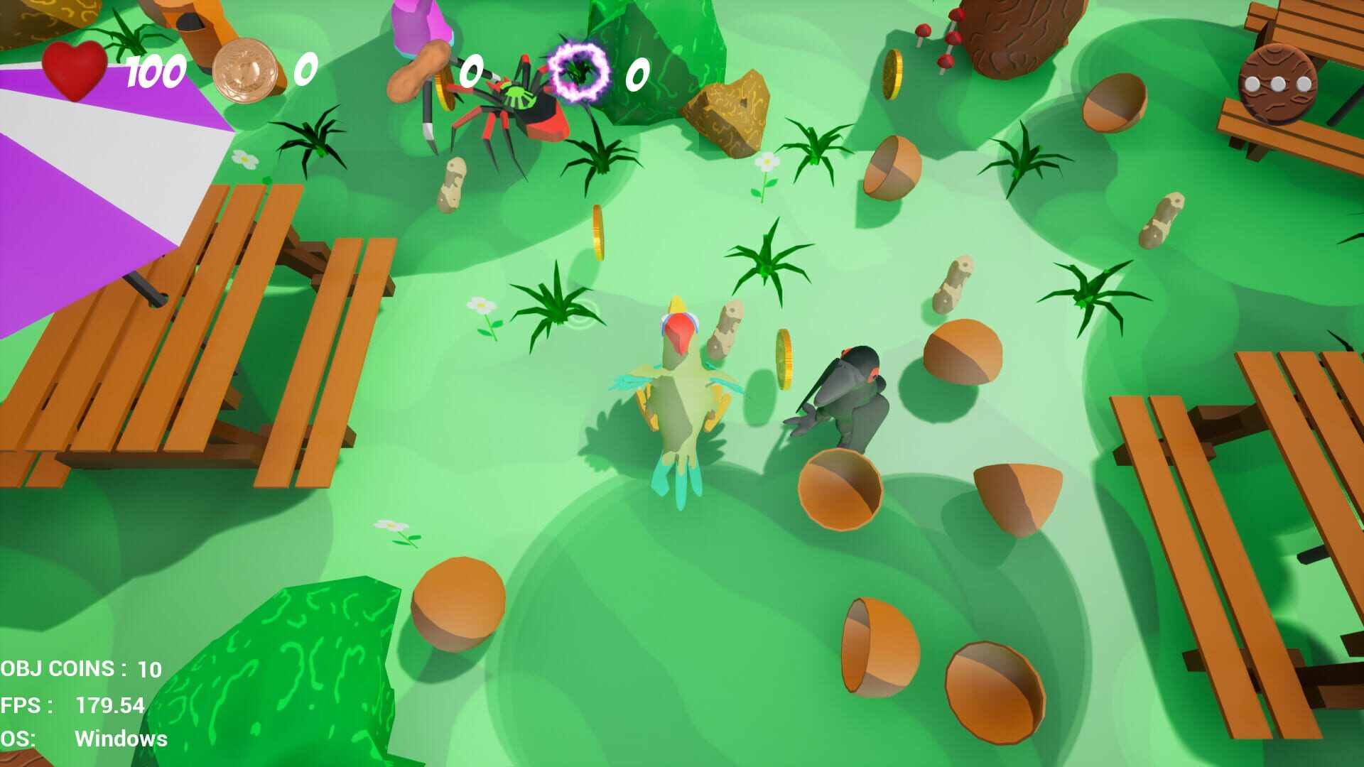 Sqwark! A Nutty Adventure - Screenshot