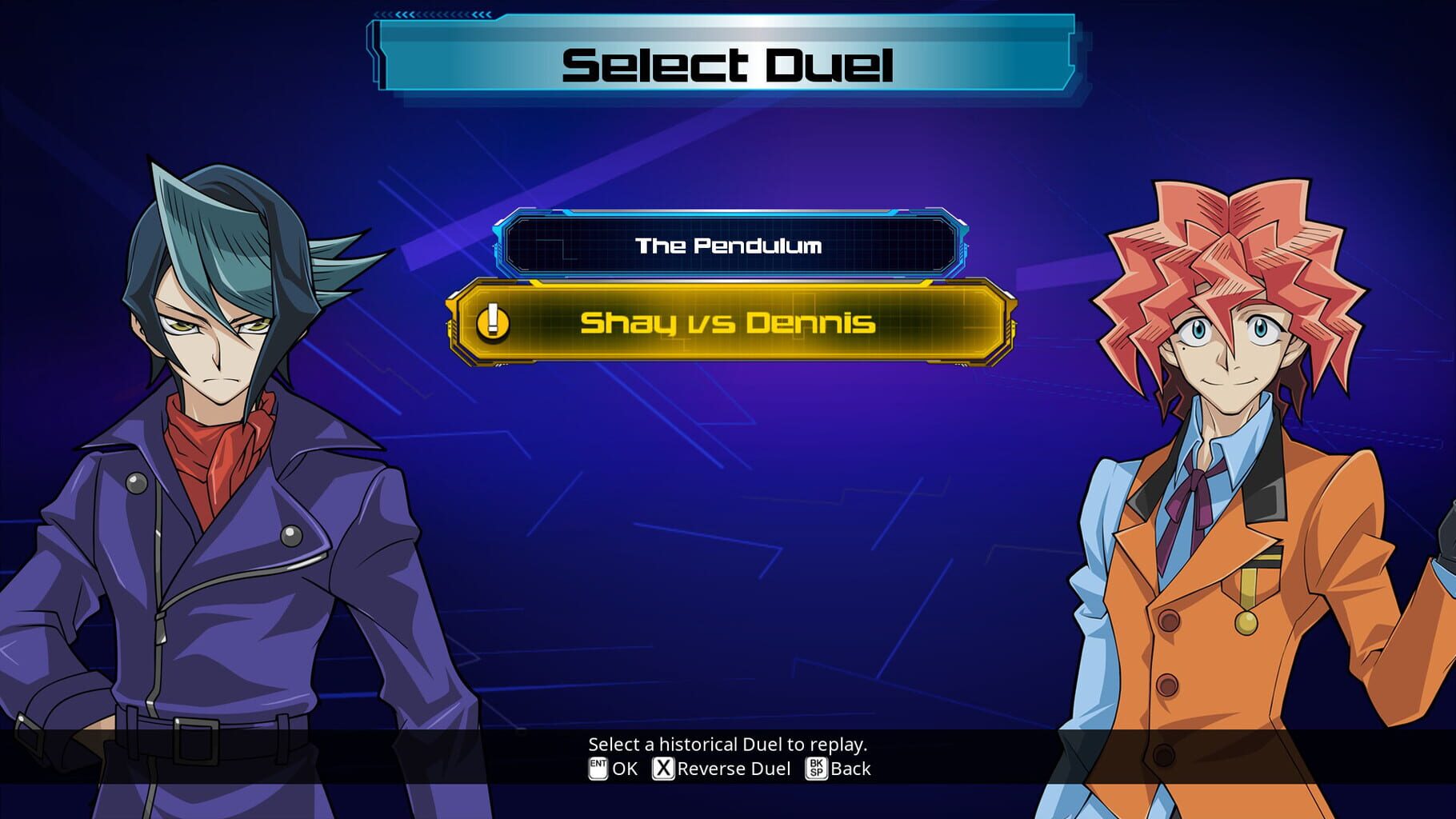 Captura de pantalla - Yu-Gi-Oh! Legacy of the Duelist: Arc-V - Shay vs Dennis