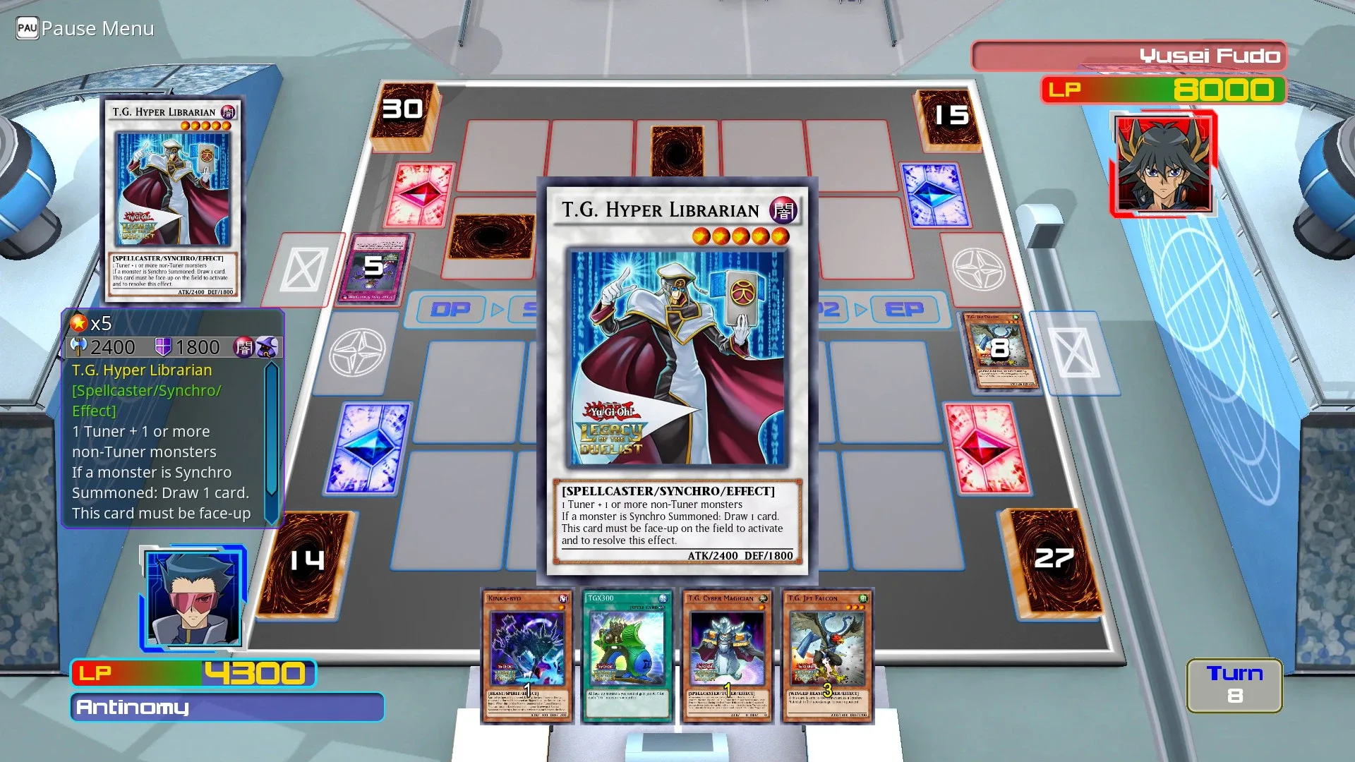 Captura de pantalla - Yu-Gi-Oh! Legacy of the Duelist: 5D's For the Future