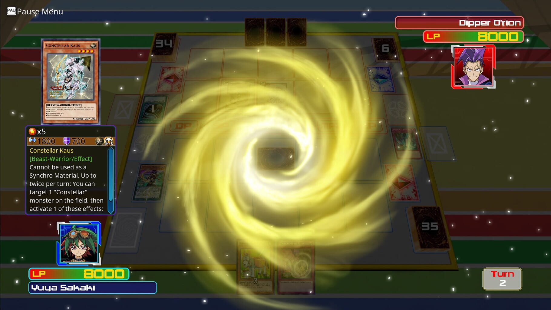 Captura de pantalla - Yu-Gi-Oh! Legacy of the Duelist: Arc-V Sora and Dipper