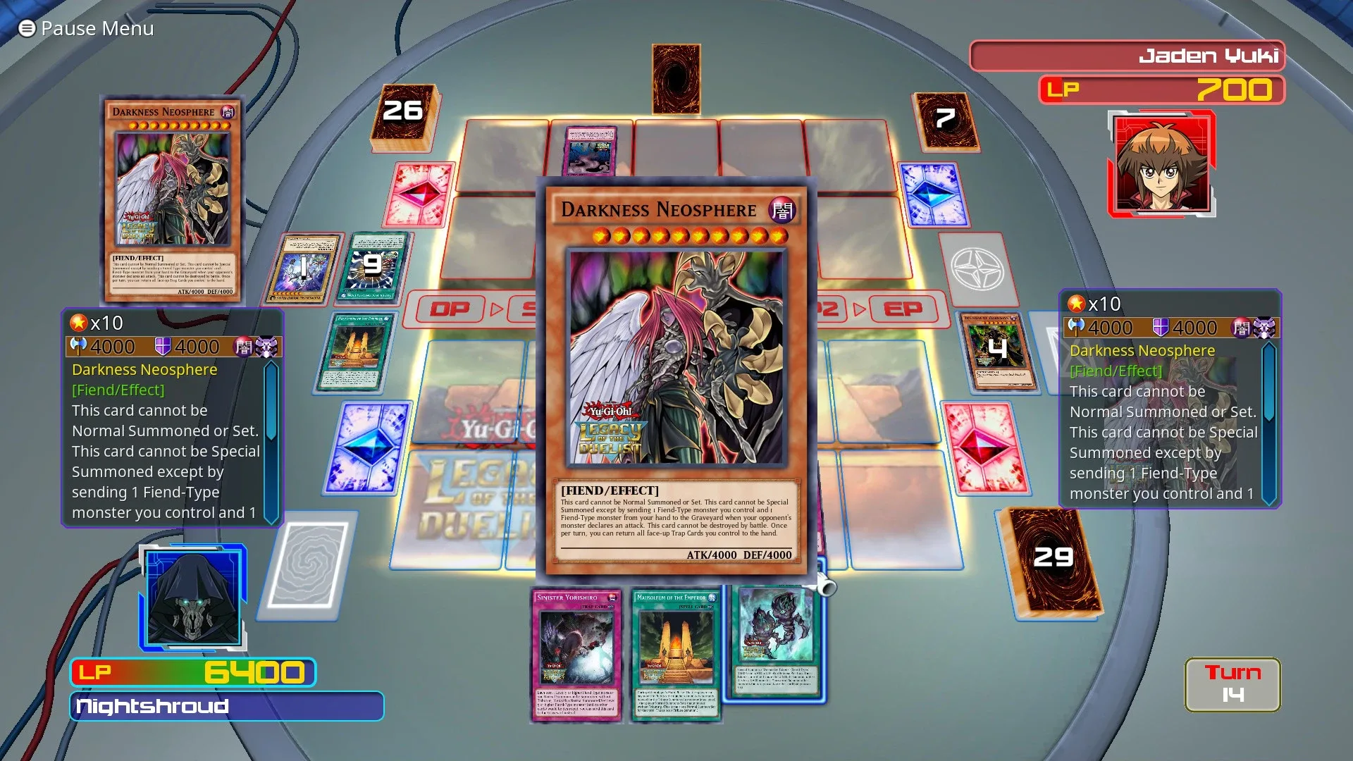 Captura de pantalla - Yu-Gi-Oh! Legacy of the Duelist: GX Lost Duels