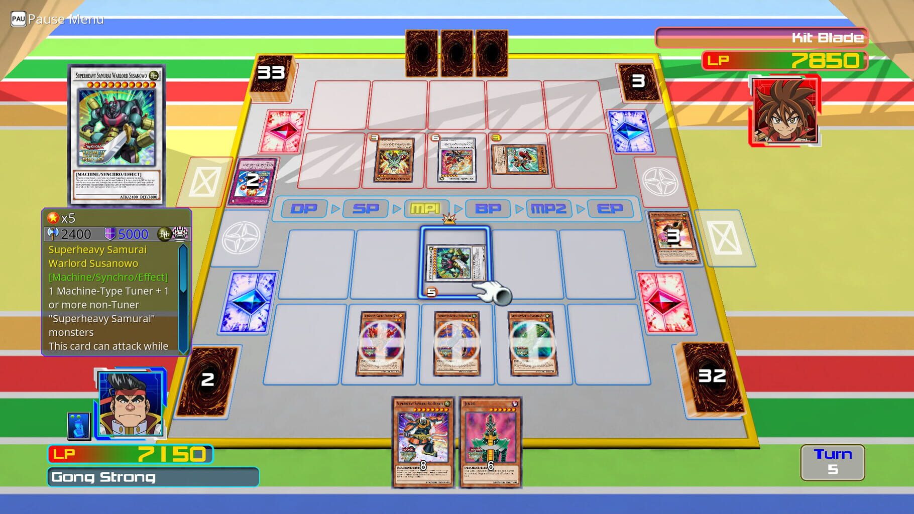 Captura de pantalla - Yu-Gi-Oh! Legacy of the Duelist: Arc-V Gong v. Kit
