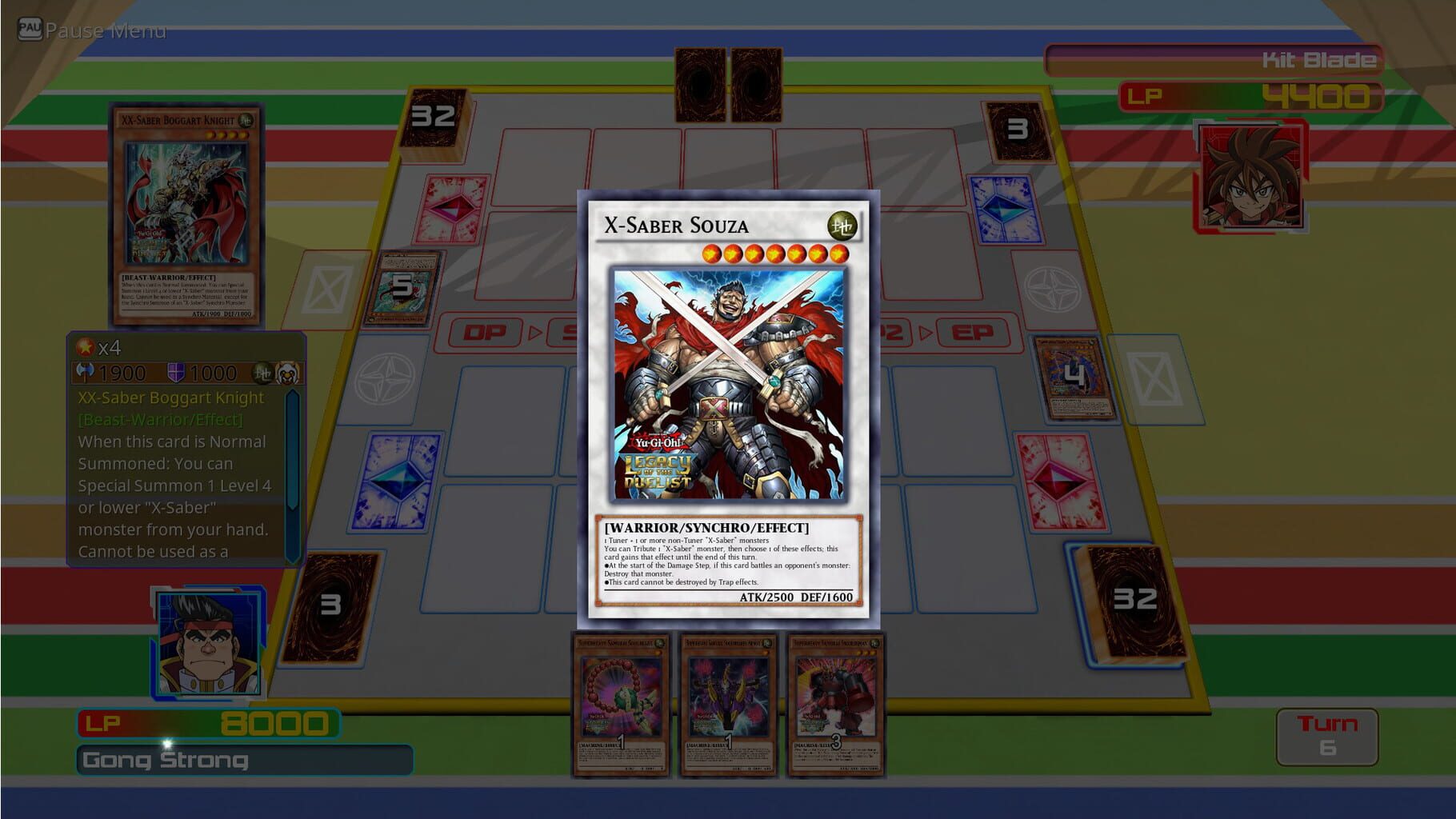 Captura de pantalla - Yu-Gi-Oh! Legacy of the Duelist: Arc-V Gong v. Kit