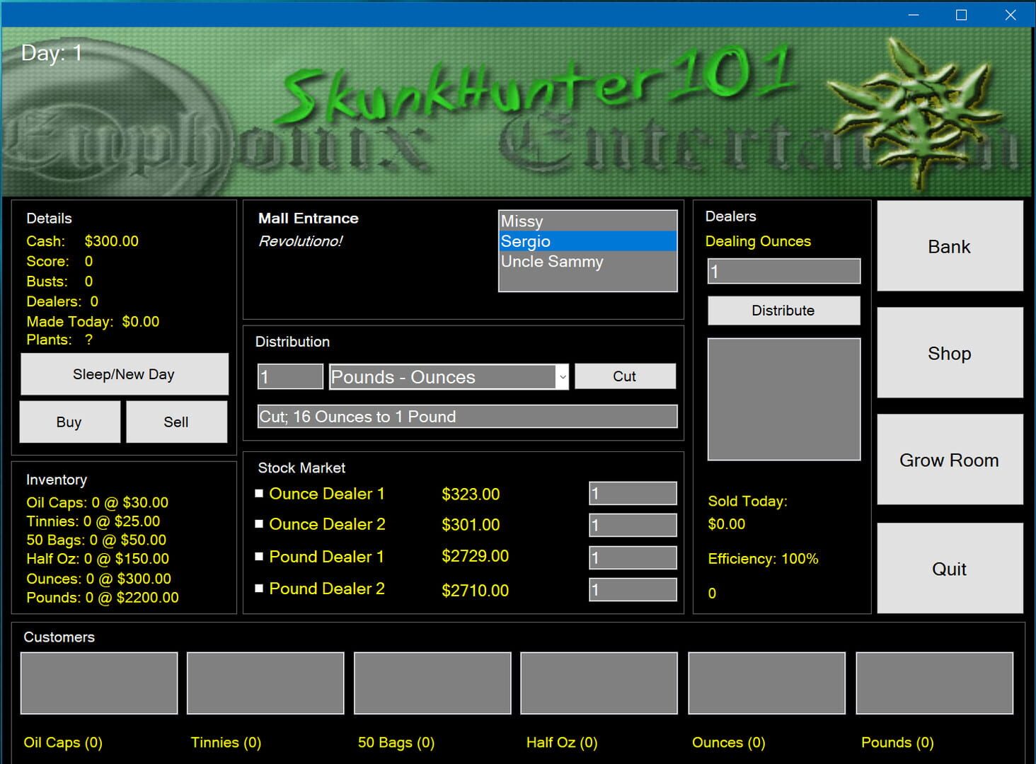 SkunkHunter 101 - Screenshot