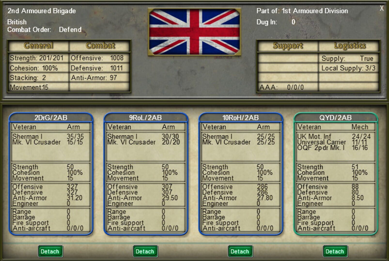 Combined Arms Operations Series - Screenshot