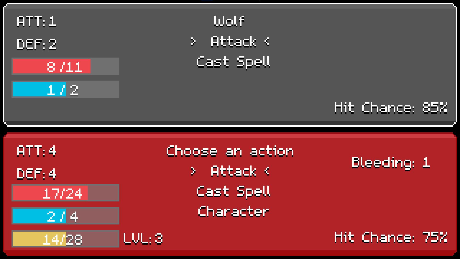 Text RPG - Screenshot